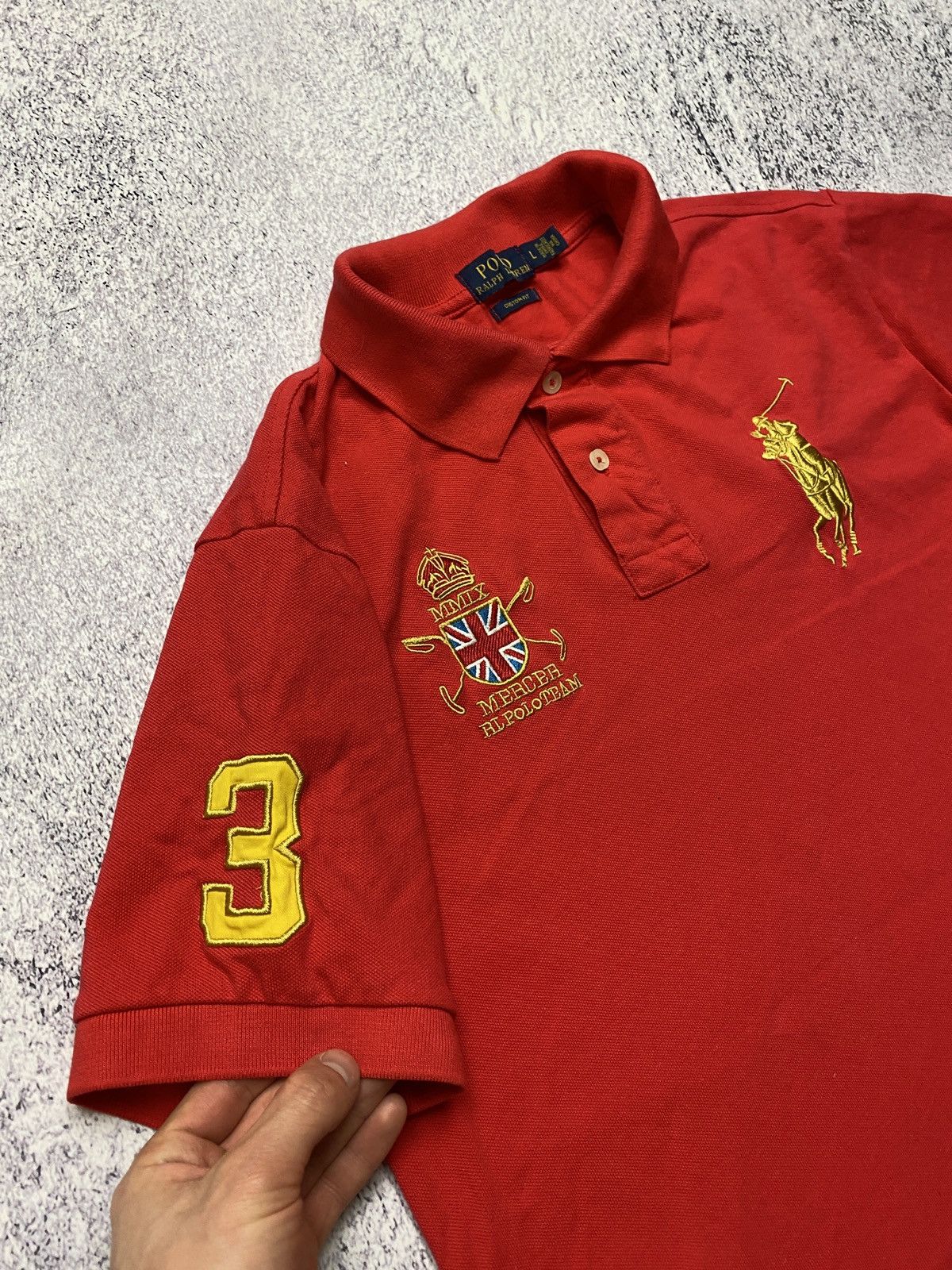 Polo Ralph Lauren × Ralph Lauren Polo Ralph Lauren 3 MERCER RL Polo Team Polo Shirt Size L Size US L / EU 52-54 / 3 - 4 Thumbnail