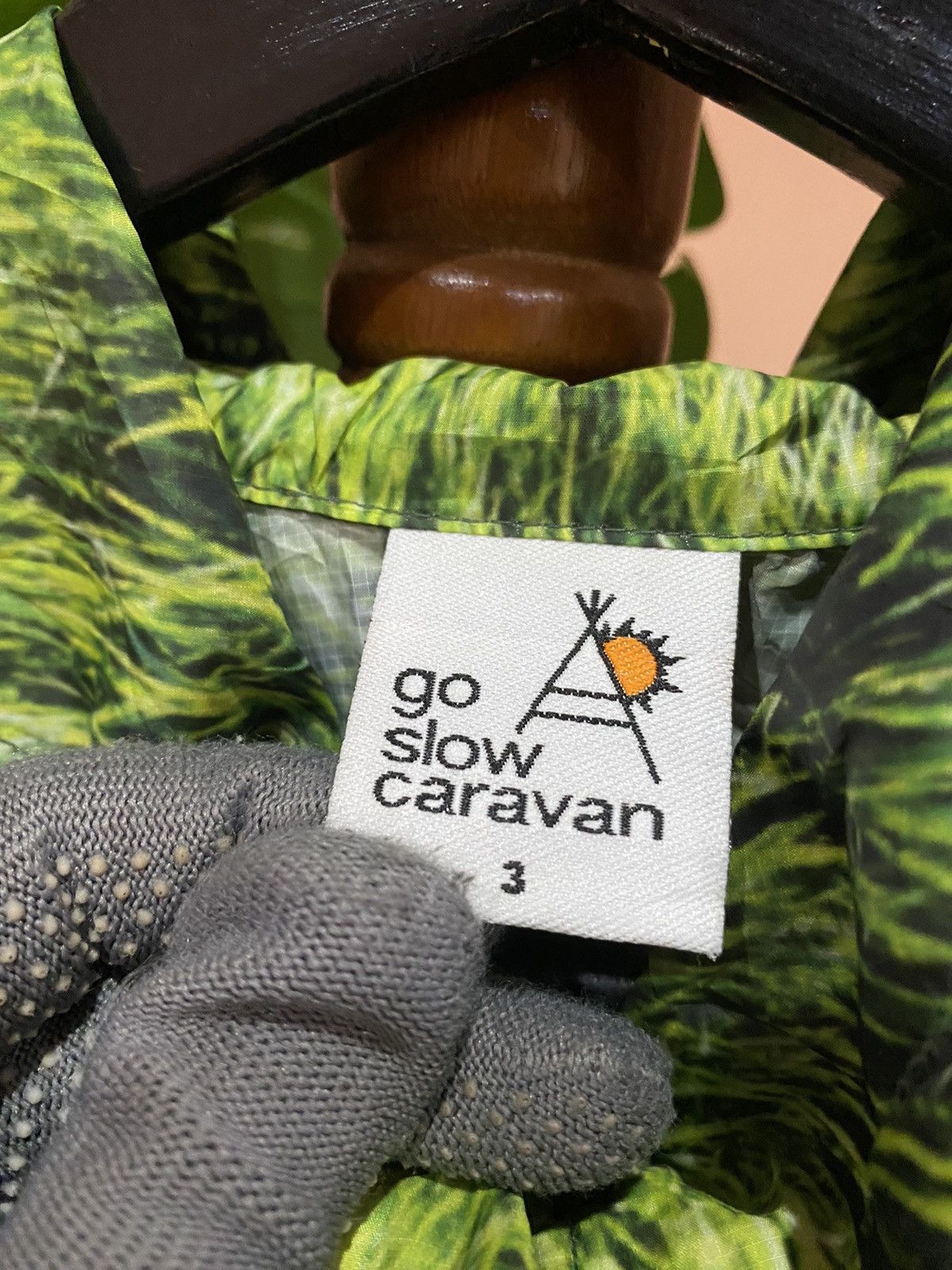 go slow caravan GO SLOW CARAVAN ALL OVER GRASS JACKET Size US L / EU 52-54 / 3 - 4 Thumbnail