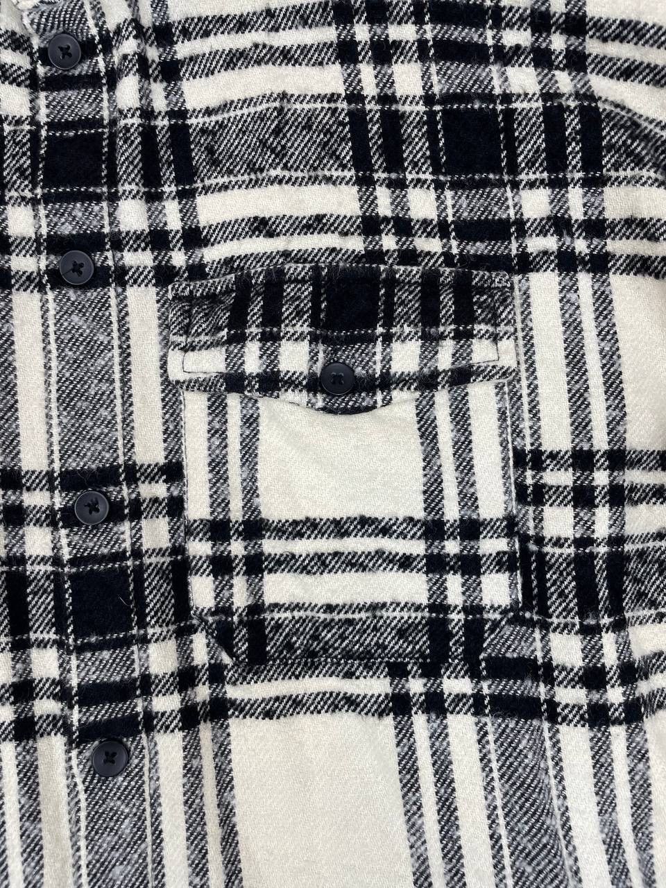 Other Young Poets Society Men Wool Shirt Jacket Black White Check Size US XL / EU 56 / 4 - 3 Thumbnail