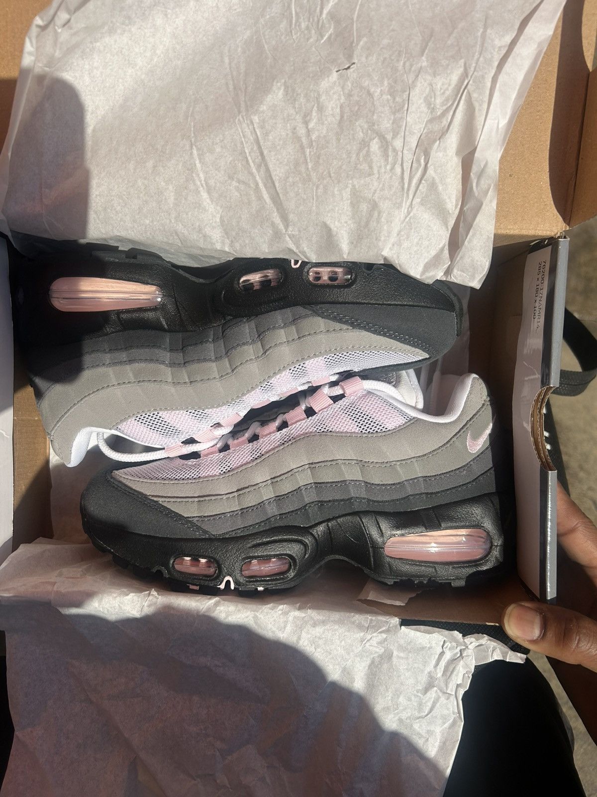 Nike Nike Air Max 95 OG Big Bubble Pink Foam Women's)-(sz-5) Size US 5 / IT 35 - 3 Thumbnail