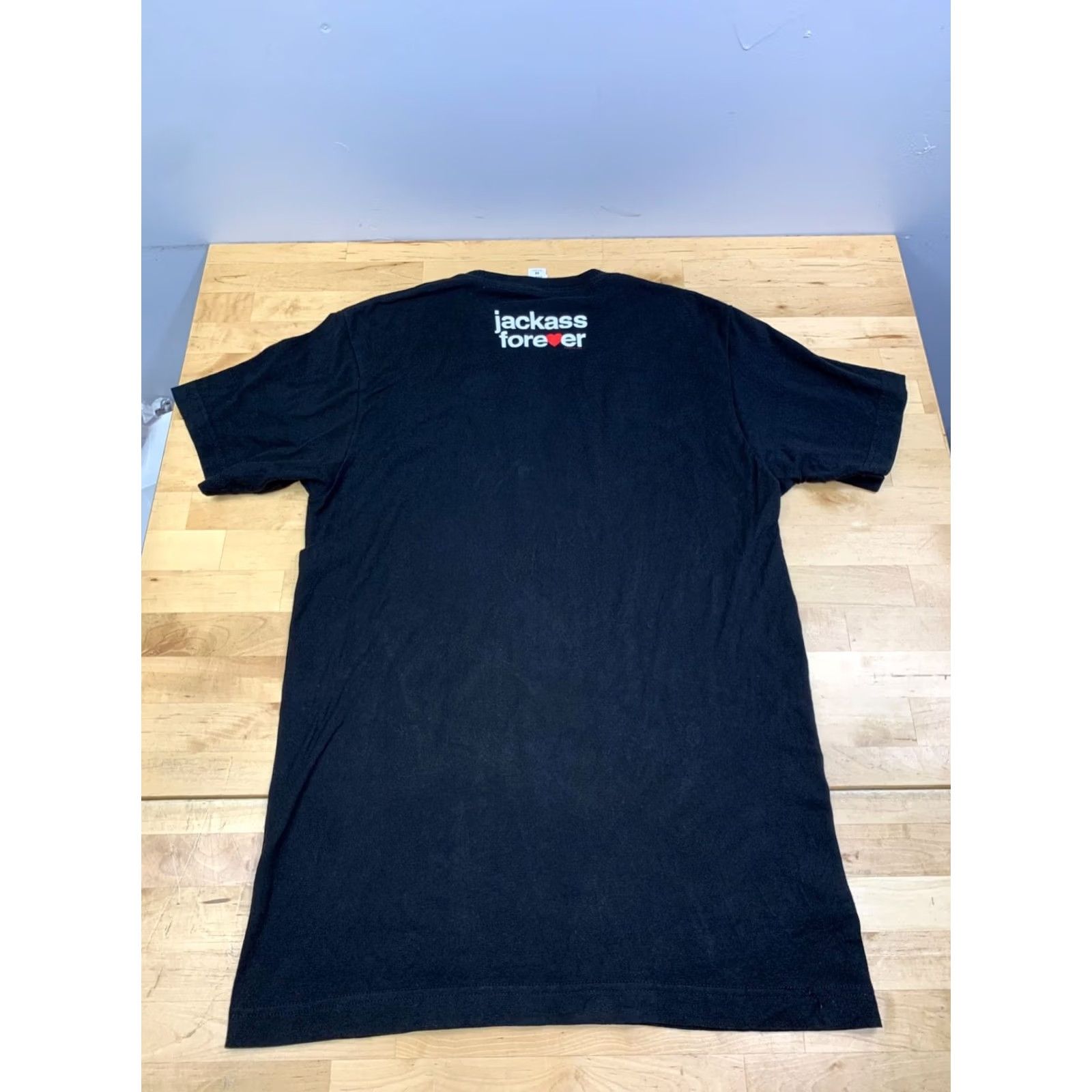 Tultex VINTAGE Jackass Forever Promo Shirt men M Black Skull Comedy 13255 Size US M / EU 48-50 / 2 - 5 Thumbnail