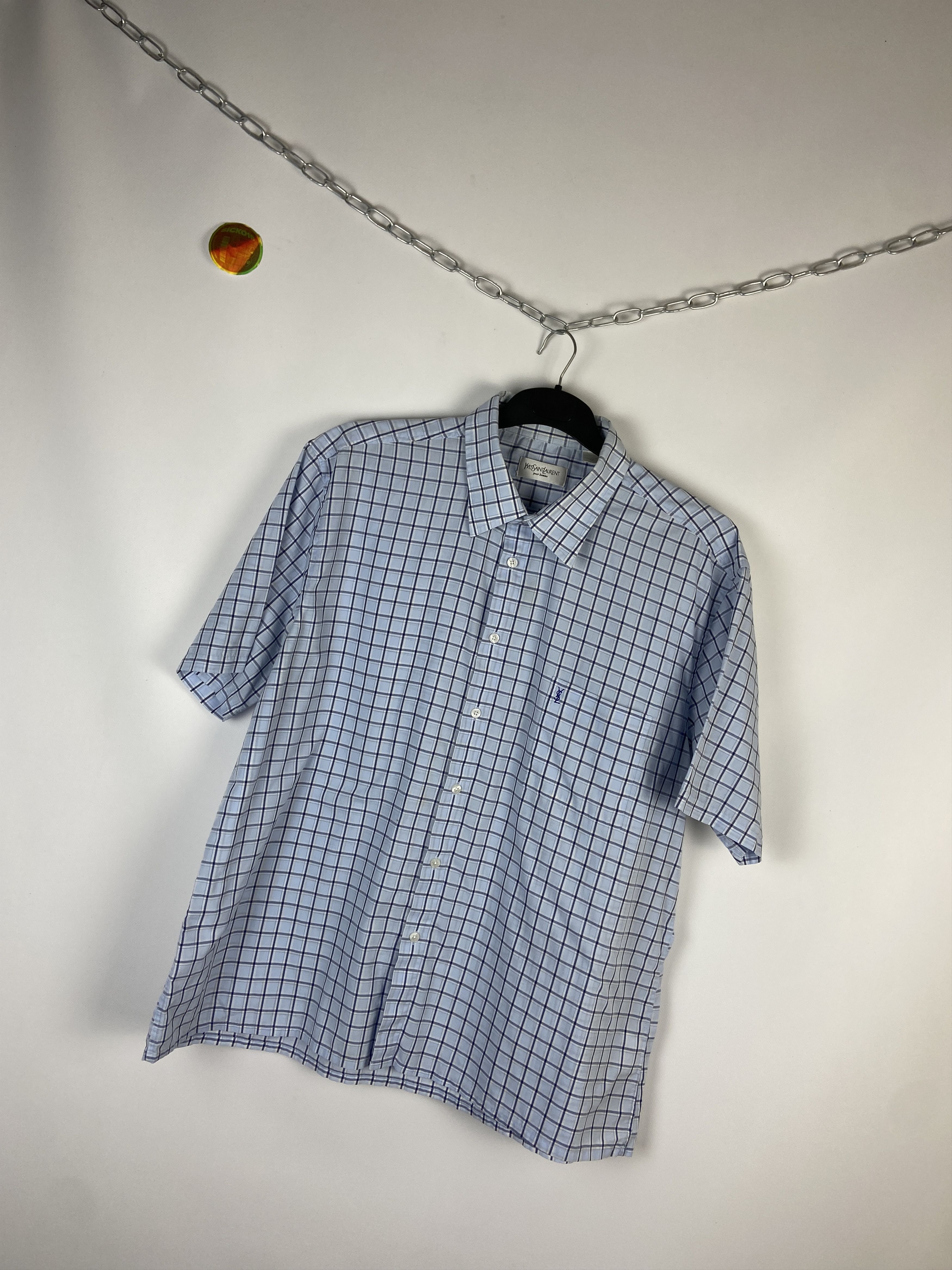 Vintage Vintage YvesSaintLaurent Ysl Pour Homme Shirt Size US XXL / EU 58 / 5 - 2 Thumbnail