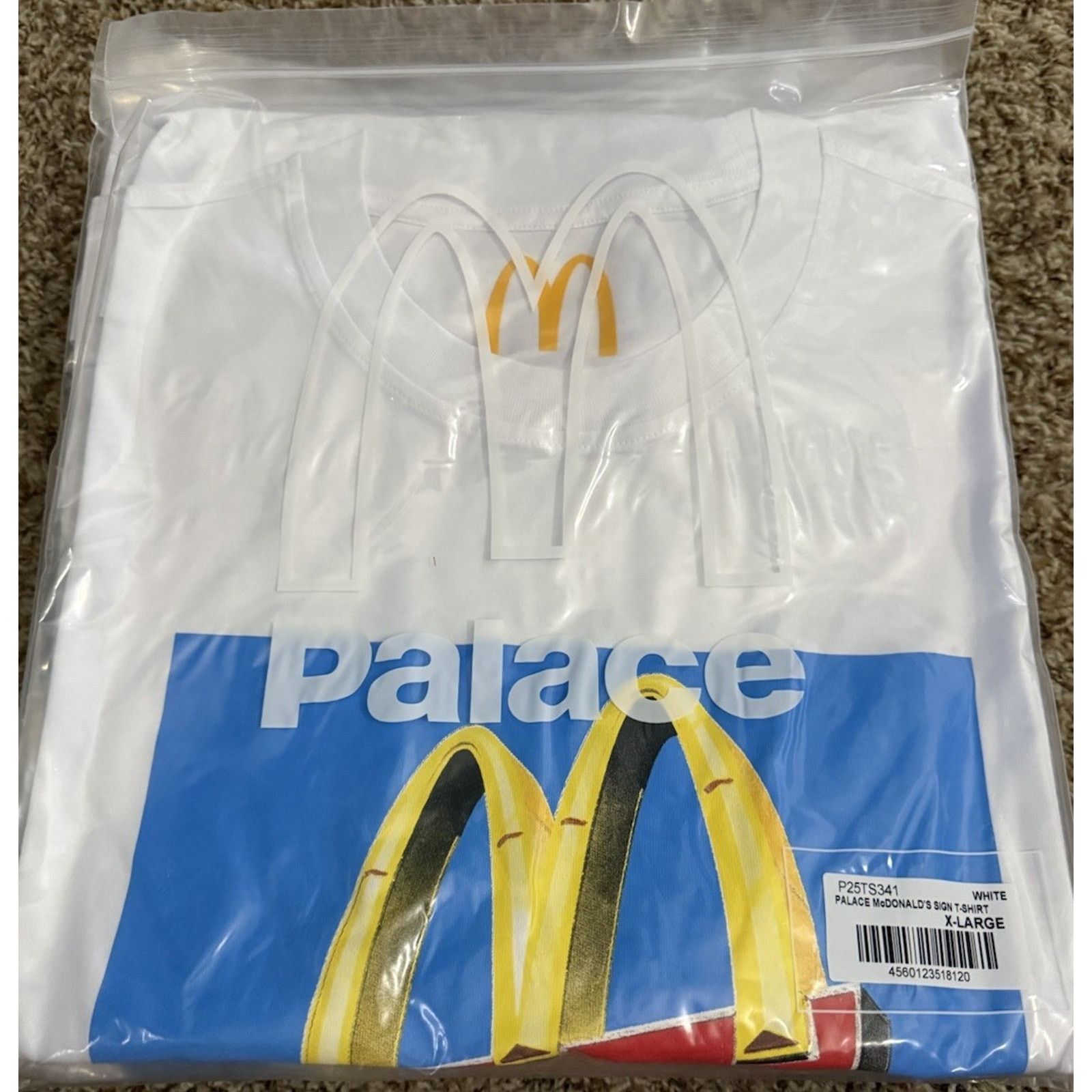 Palace Palace X McDonalds White T Shirt Sz XL Size US XL / EU 56 / 4 - 2 Thumbnail