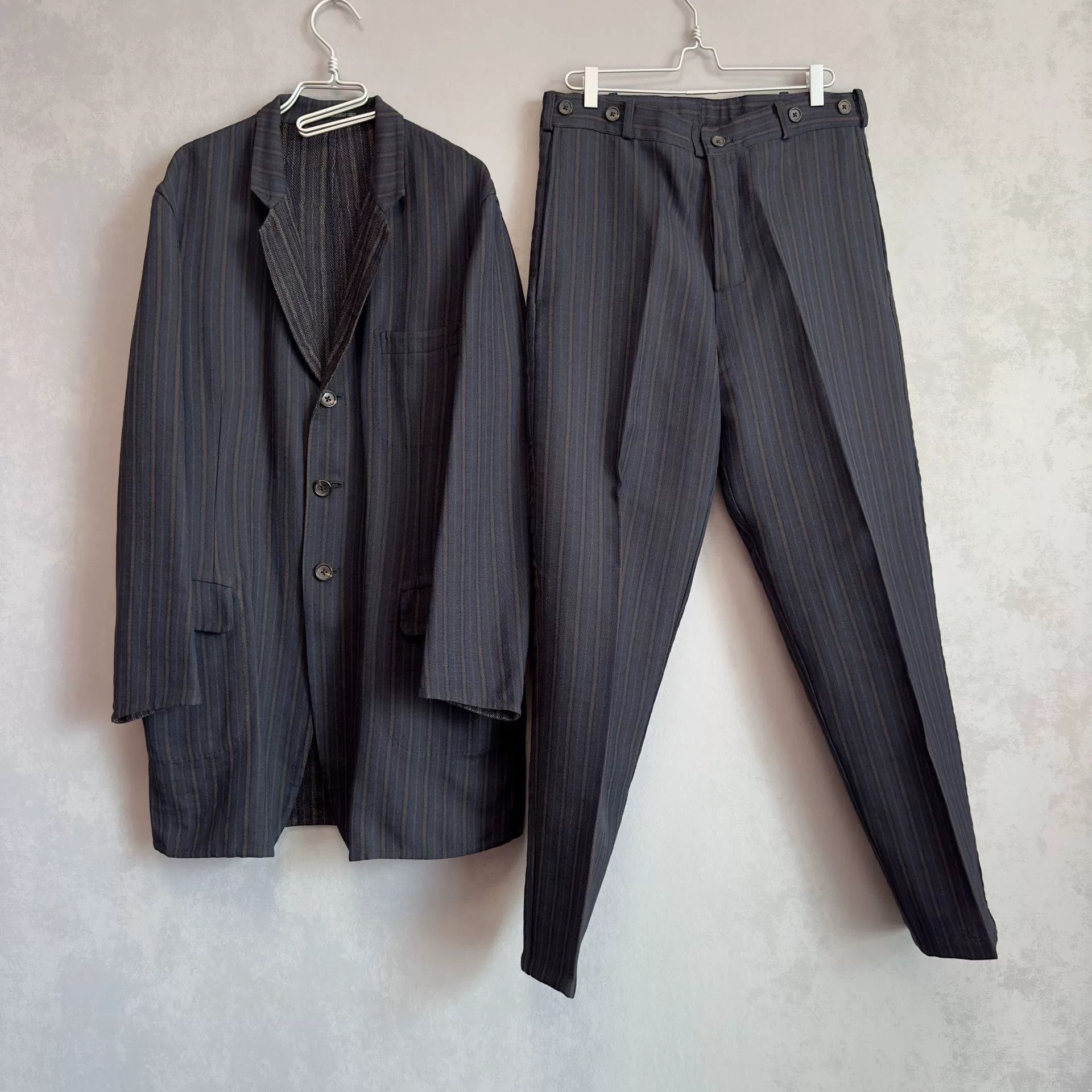 Yohji Yamamoto Yohji Yamamoto 98SS Linen Double-Sided Set Size US S / EU 44-46 / 1 - 1 Thumbnail