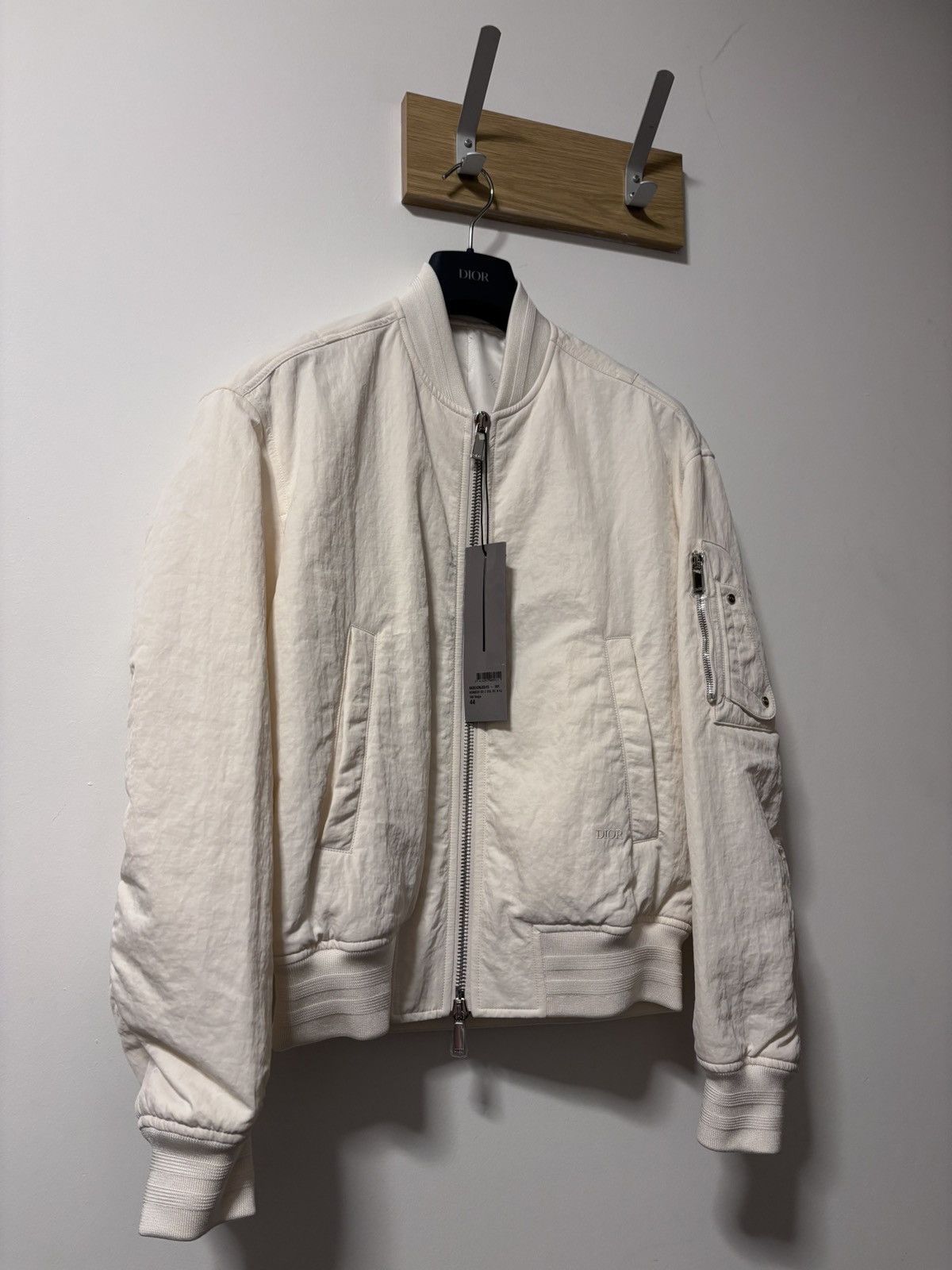 image of Dior x Travis Scott 2022 Bomber in Beige, Men's (Size Medium)
