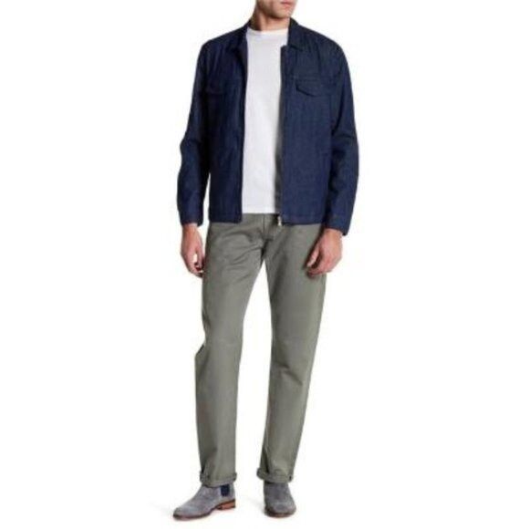 AG Adriano Goldschmied AG Adriano Goldschmied Mens Green Graduate Tailored Leg Deni Size US 30 / EU 46 - 4 Thumbnail
