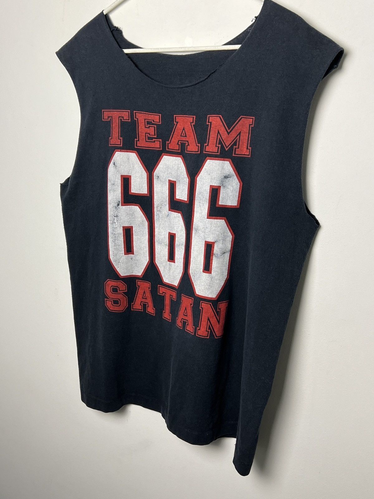 Seditionaries 666 team satan vintage shirt sleeveless Size US M / EU 48-50 / 2 - 2 Thumbnail