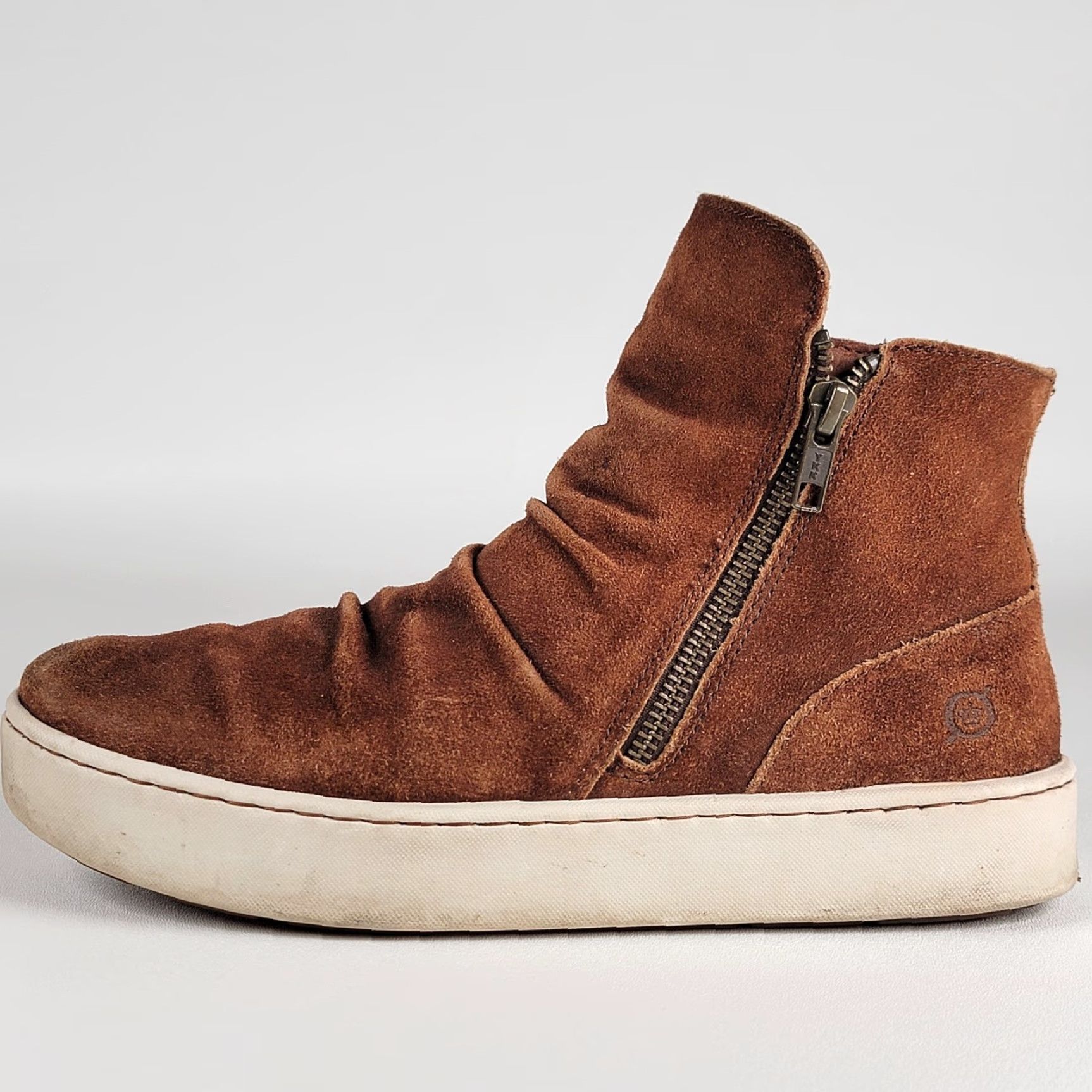Born VINTAGE Born Scone Brown Leather Boots Sneaker Women's Size 8.5 M Size US 9 / IT 39 - 7 Thumbnail