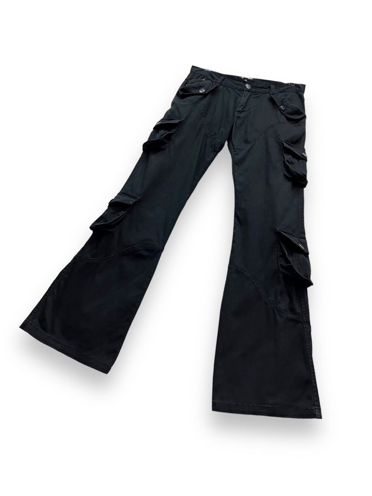 Japanese Brand × LOWBOX LOWBOX Seditionaries Punk Black Cargo Undercover FLARE Cargo Size 30" / US 8 / IT 44 - 6 Thumbnail