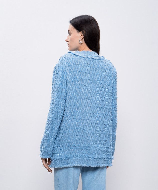 Dolce & Gabbana o1y0825 Jacket in Sky Blue Size M / US 6-8 / IT 42-44 - 4 Thumbnail