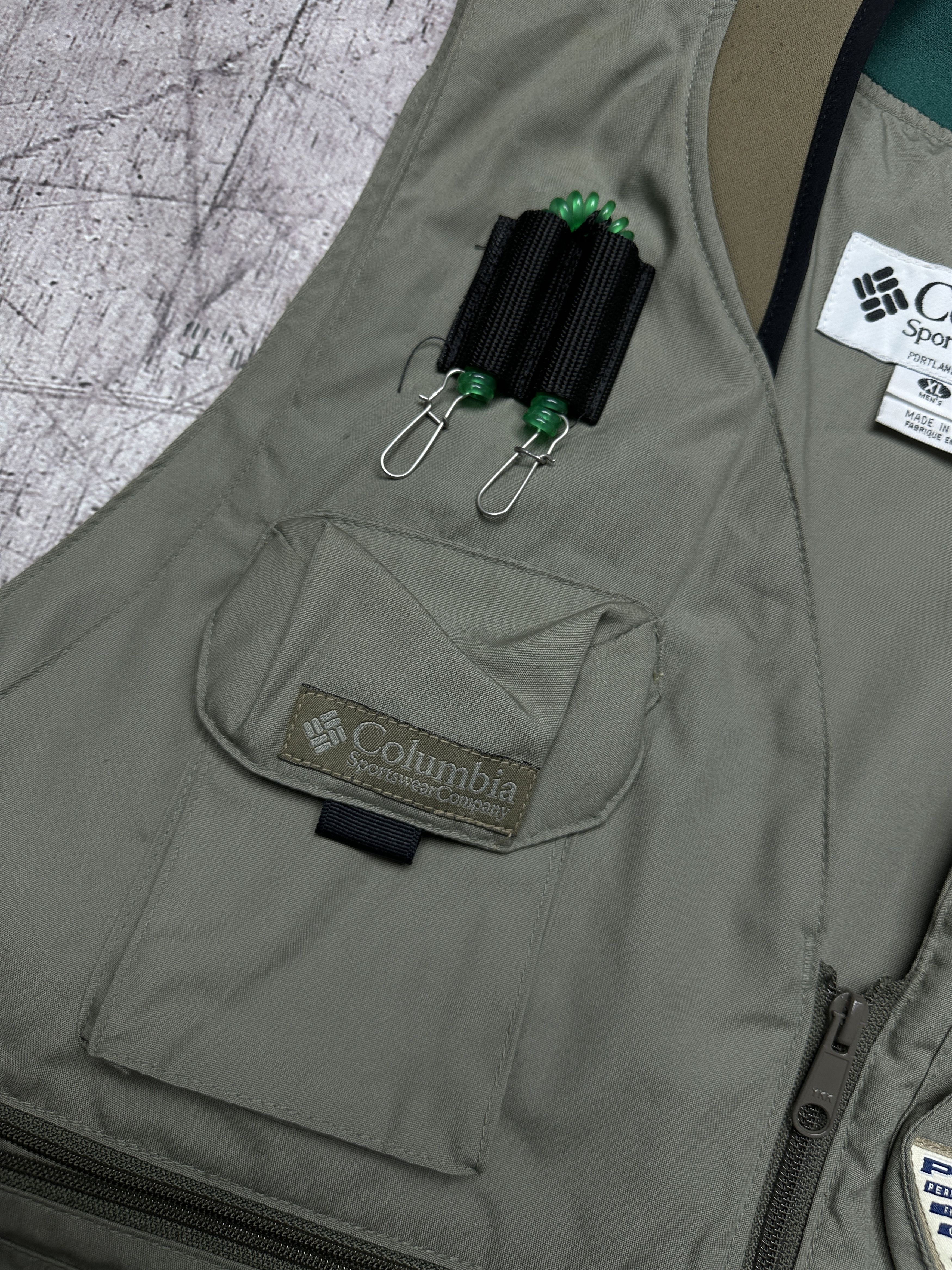 Columbia Columbia Vintage Mens Fishing Vest Multi Pockets Size US XL / EU 56 / 4 - 4 Thumbnail