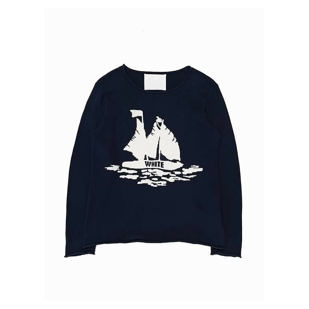 White Mountaineering White Mountaineering Knit Long Sleeve Shirt Size US S / EU 44-46 / 1 - 1 Thumbnail