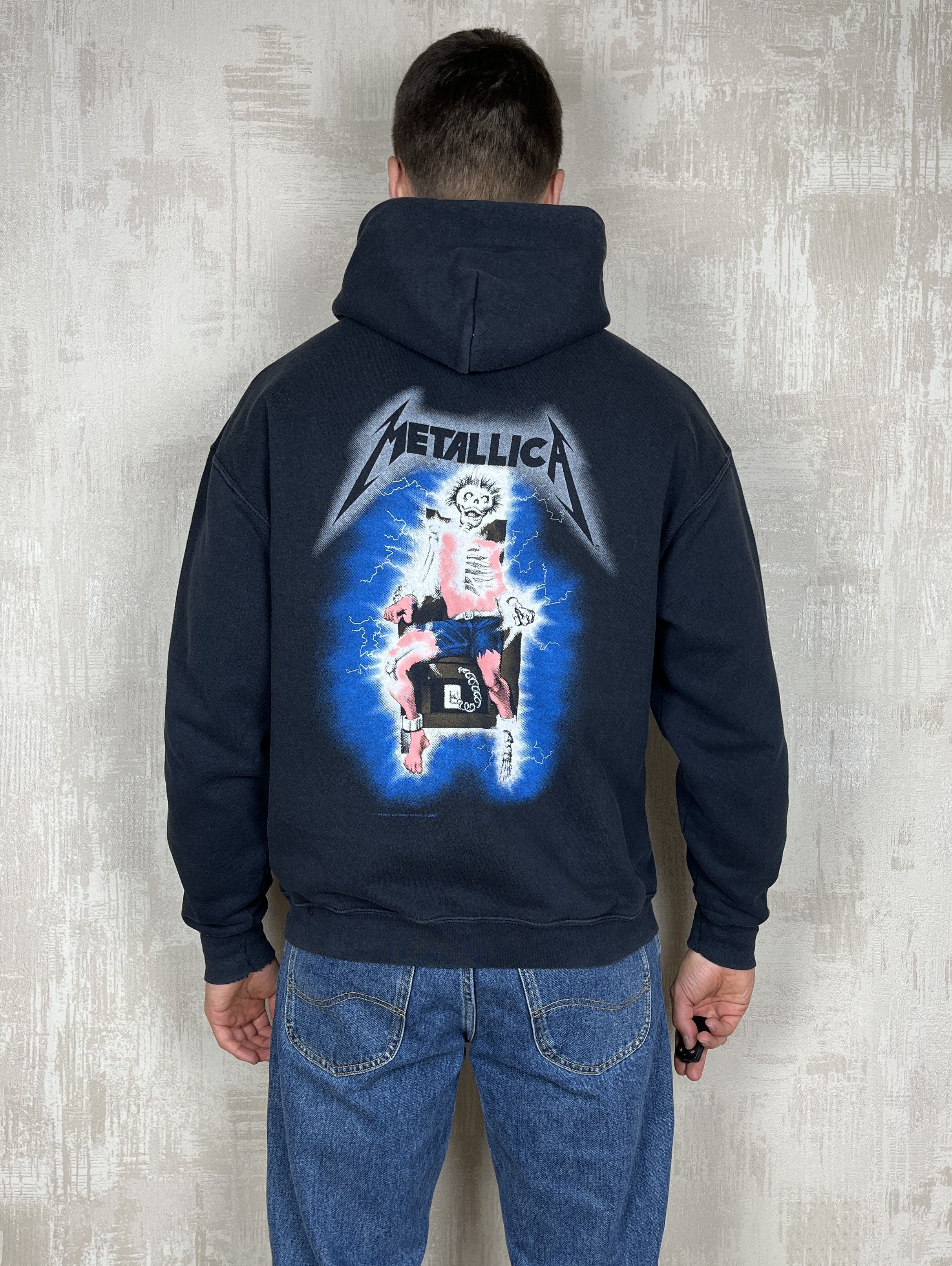 Band Tees Vintage 1994 Metallica "Ride The Lighting" Giant 90's Hoodie Size US XL / EU 56 / 4 - 2 Thumbnail