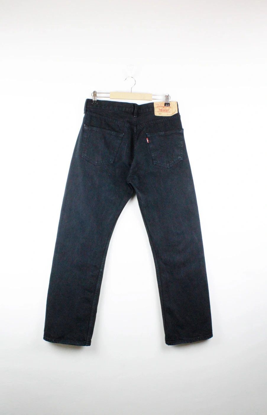 Levi's Vintage Clothing Vintage Levis 501 Red Tab Jeans Black Denim Pants Y2K Size US 32 / EU 48 - 2 Thumbnail