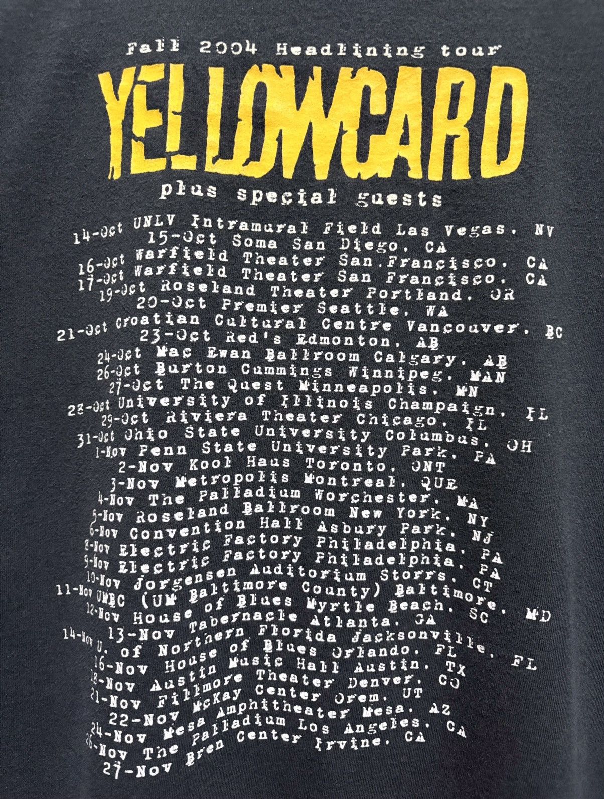 Band Tees 2000's YellowCard Rock Band " Ticket Concert " T-Shirt Size US M / EU 48-50 / 2 - 6 Thumbnail