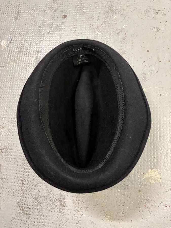Gucci 2000s Gucci Black Fedora Wool Hat Size ONE SIZE - 5 Thumbnail