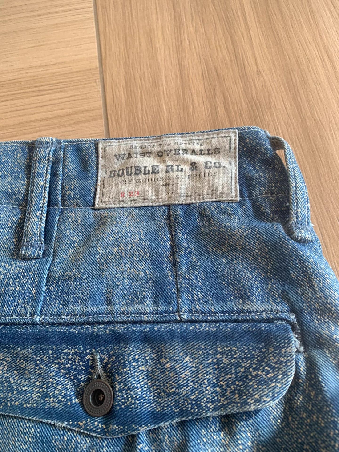RRL Ralph Lauren RRL Vintage Indigo Stripe Twill Pant 33-32 Size US 33 - 3 Thumbnail