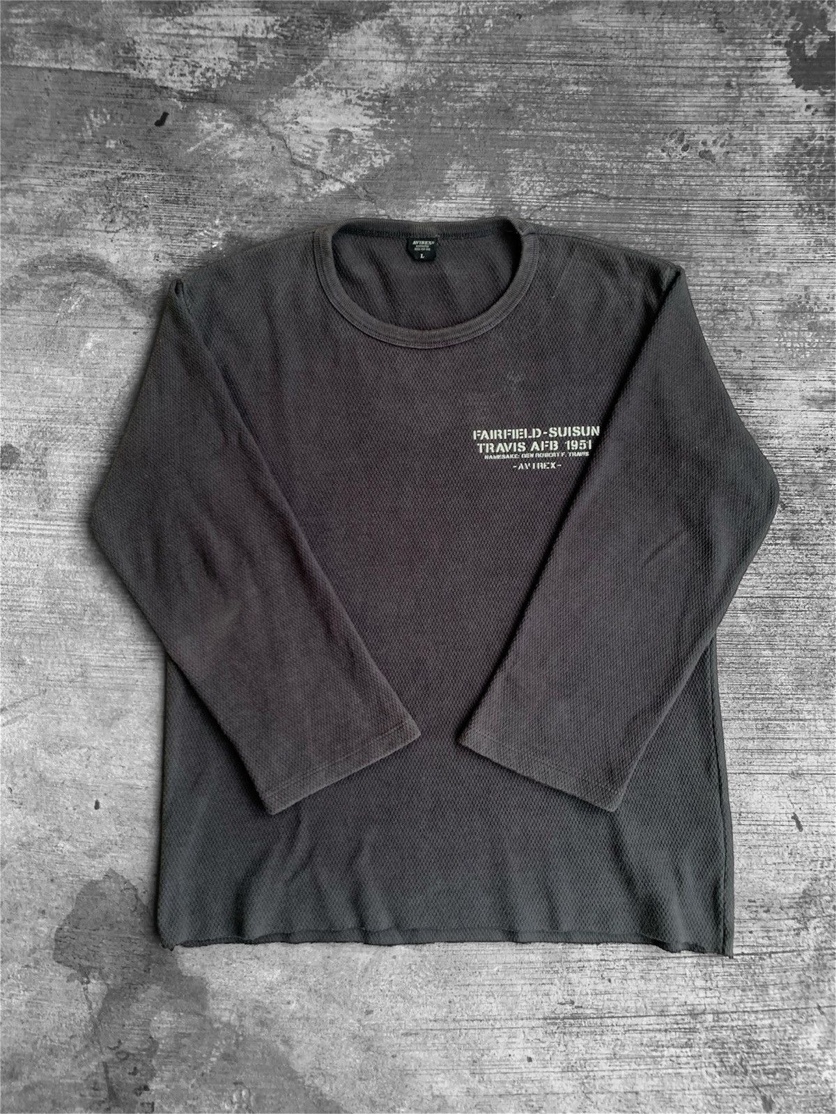 Avirex Vintage AVIREX Waffle Thermal Longsleeve Military Style Size US L / EU 52-54 / 3 - 1 Thumbnail