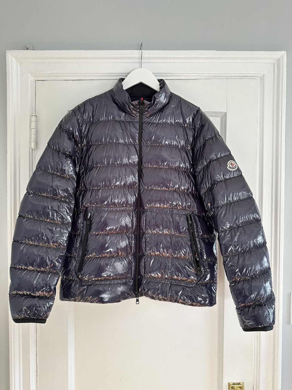 Moncler Navy Moncler Agar Jacket Size US L / EU 52-54 / 3 - 2 Thumbnail