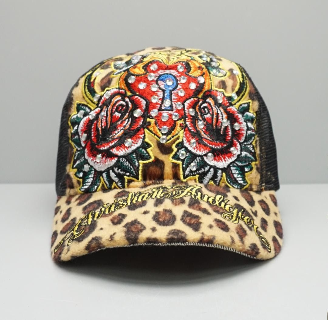 Anime 00's Christian Audigier キャップ Ed Hardy 黄色 Size US XXS / EU 40 - 1 Thumbnail
