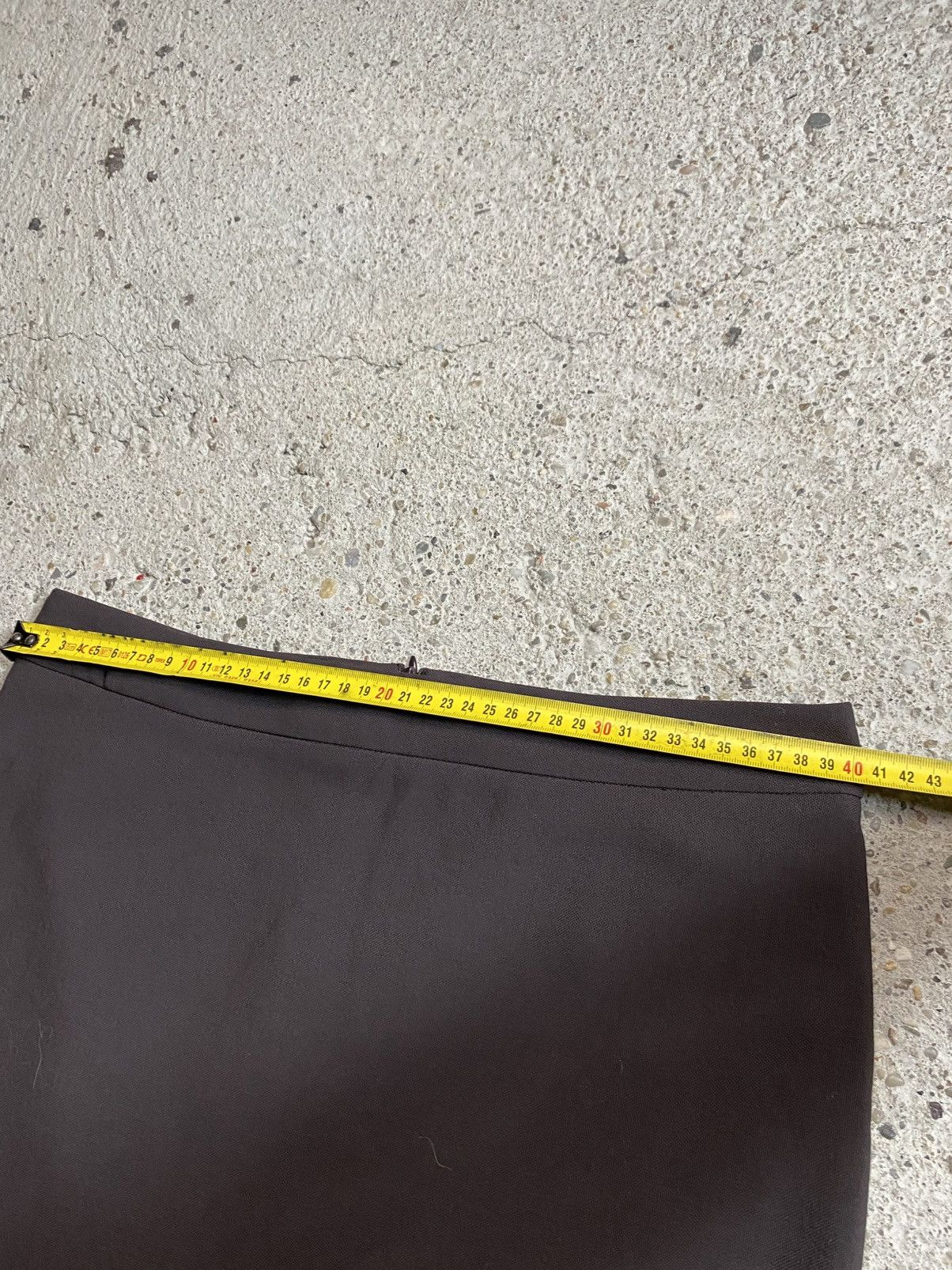 Valentino × Vintage Valentino Roma vintage brown skirt old money Size 32" / US 10 / IT 46 - 7 Thumbnail