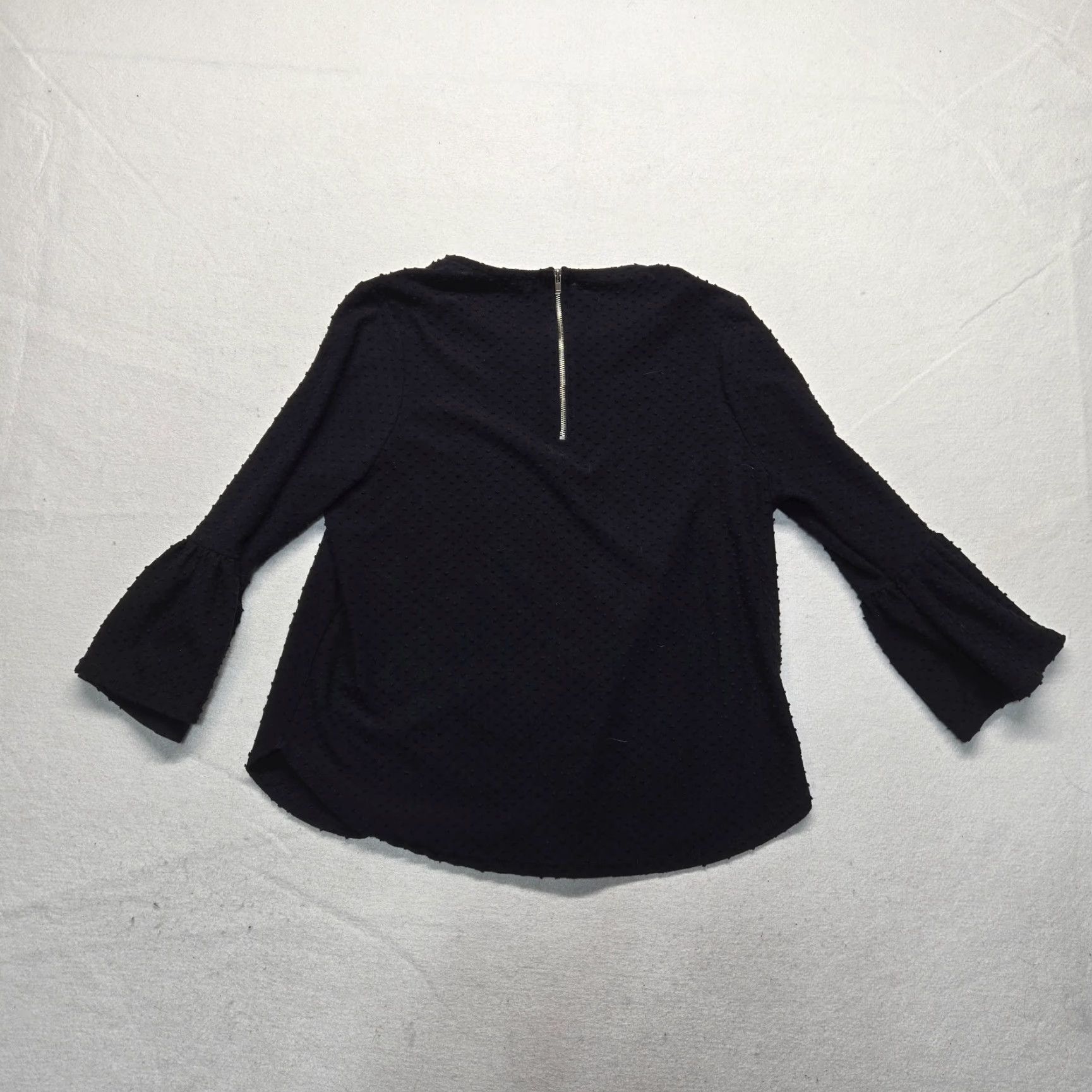 Vintage W5 Shirt Blouse Long Sleeve Solid Black Plaid USA Made Women S Small Mens? Womens Size S / US 4 / IT 40 - 7 Thumbnail