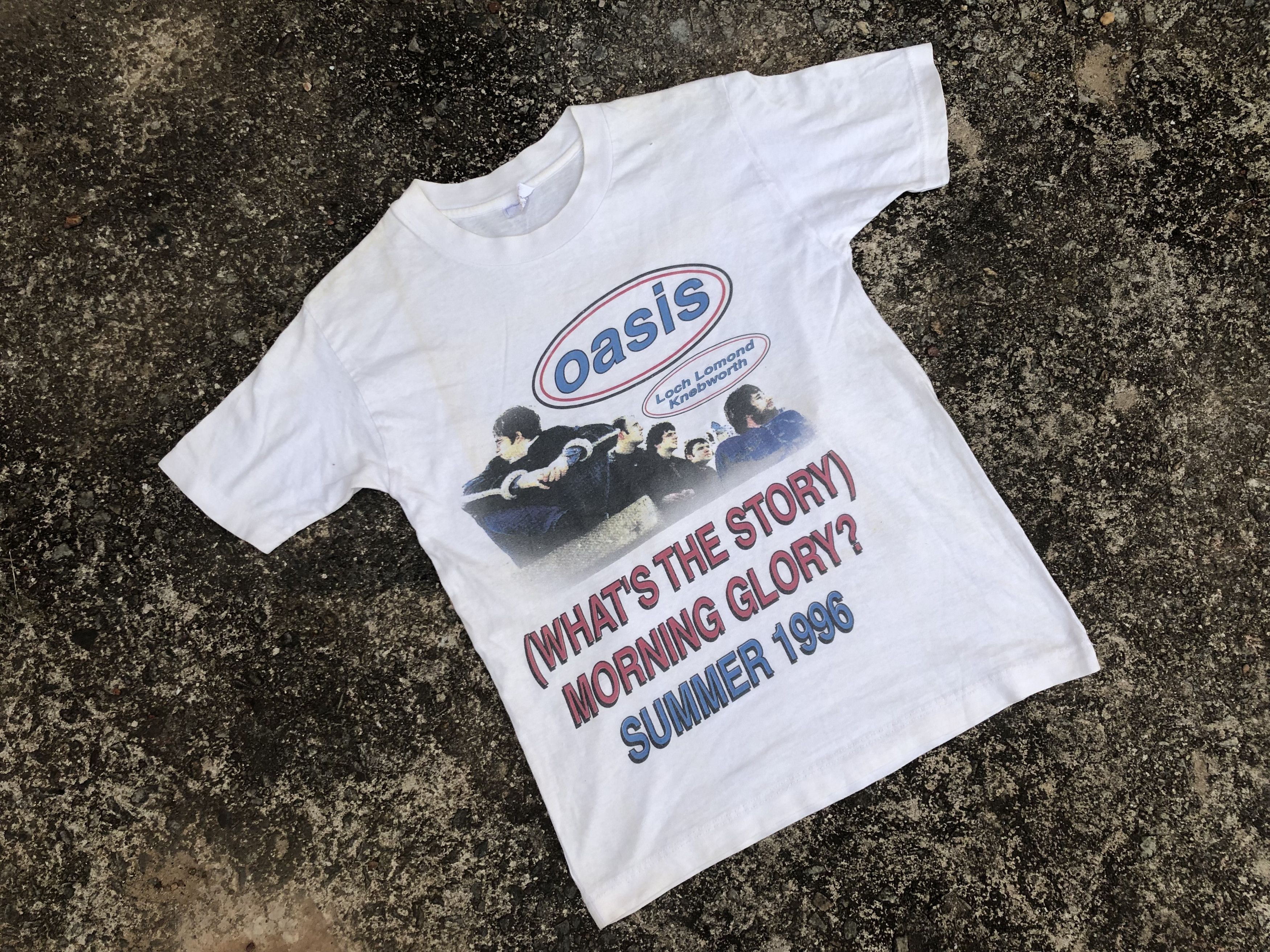 Band Tees 🔥Vintage 96' OASIS Loch Lomond Knebworth Brit Band T-Shirt Size US S / EU 44-46 / 1 - 1 Thumbnail