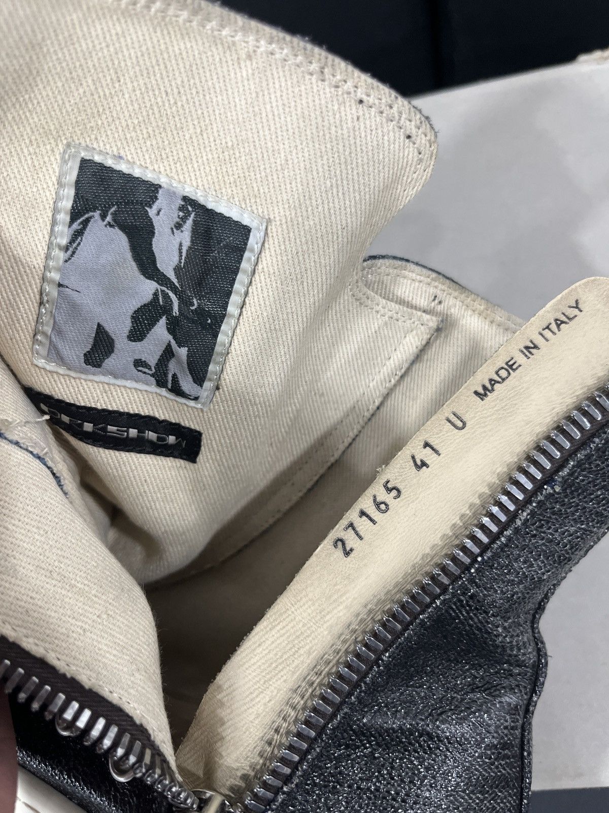 Rick Owens Hi Top Dark Shadow Rick Owens Size US 8 / EU 41 - 10 Thumbnail
