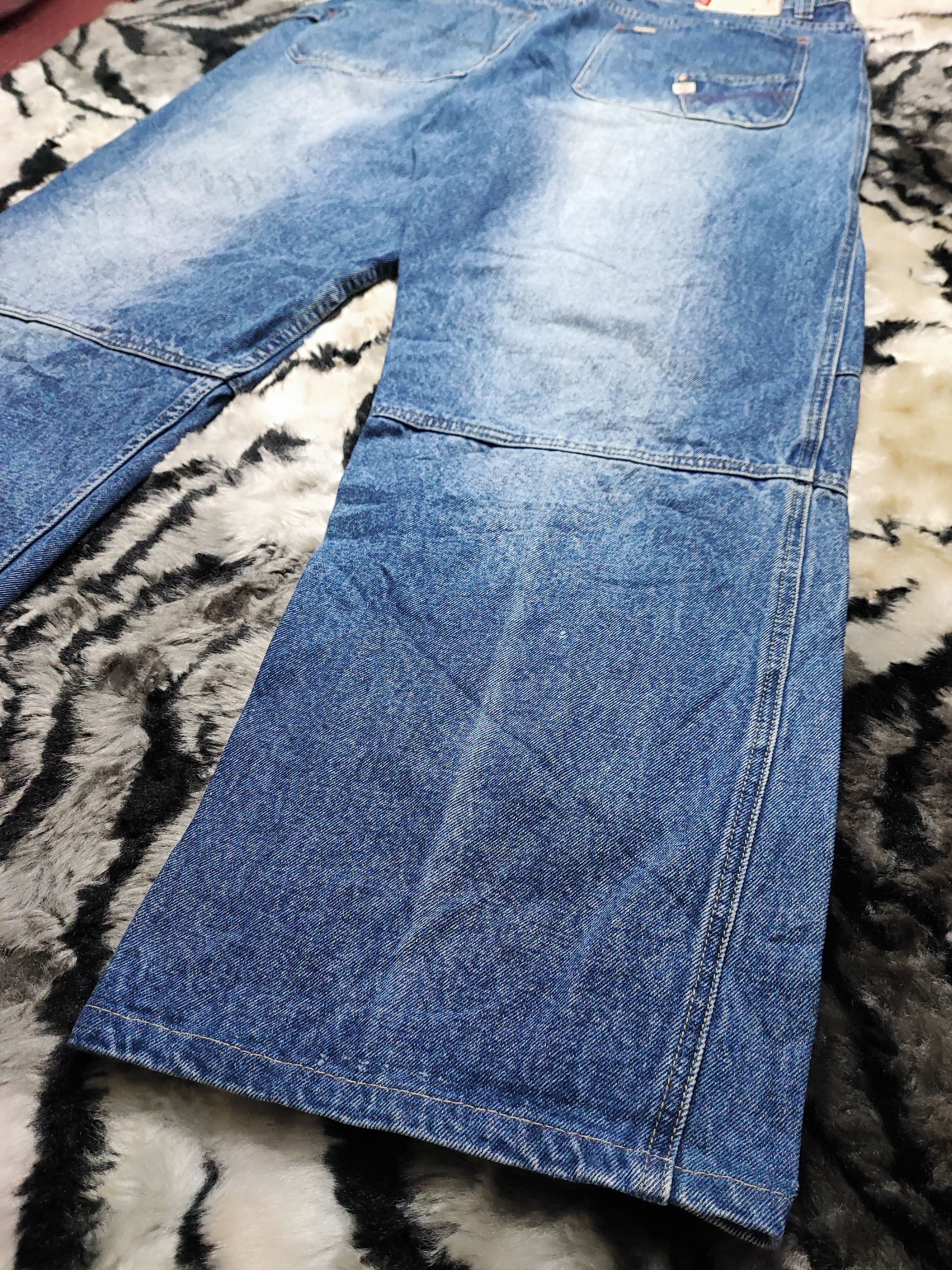 Brooklyn Xpress BAGGY DOUBLE KNEE VINTAGE Y2K BROOKLYN XPRESS JEANS Size US 40 / EU 56 - 13 Thumbnail