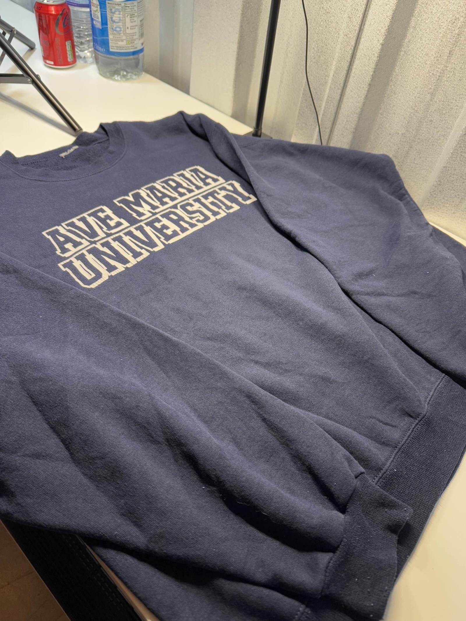 Champion Vintage Ave Maria University Sweatshirt Navy Medium Size US M / EU 48-50 / 2 - 3 Thumbnail