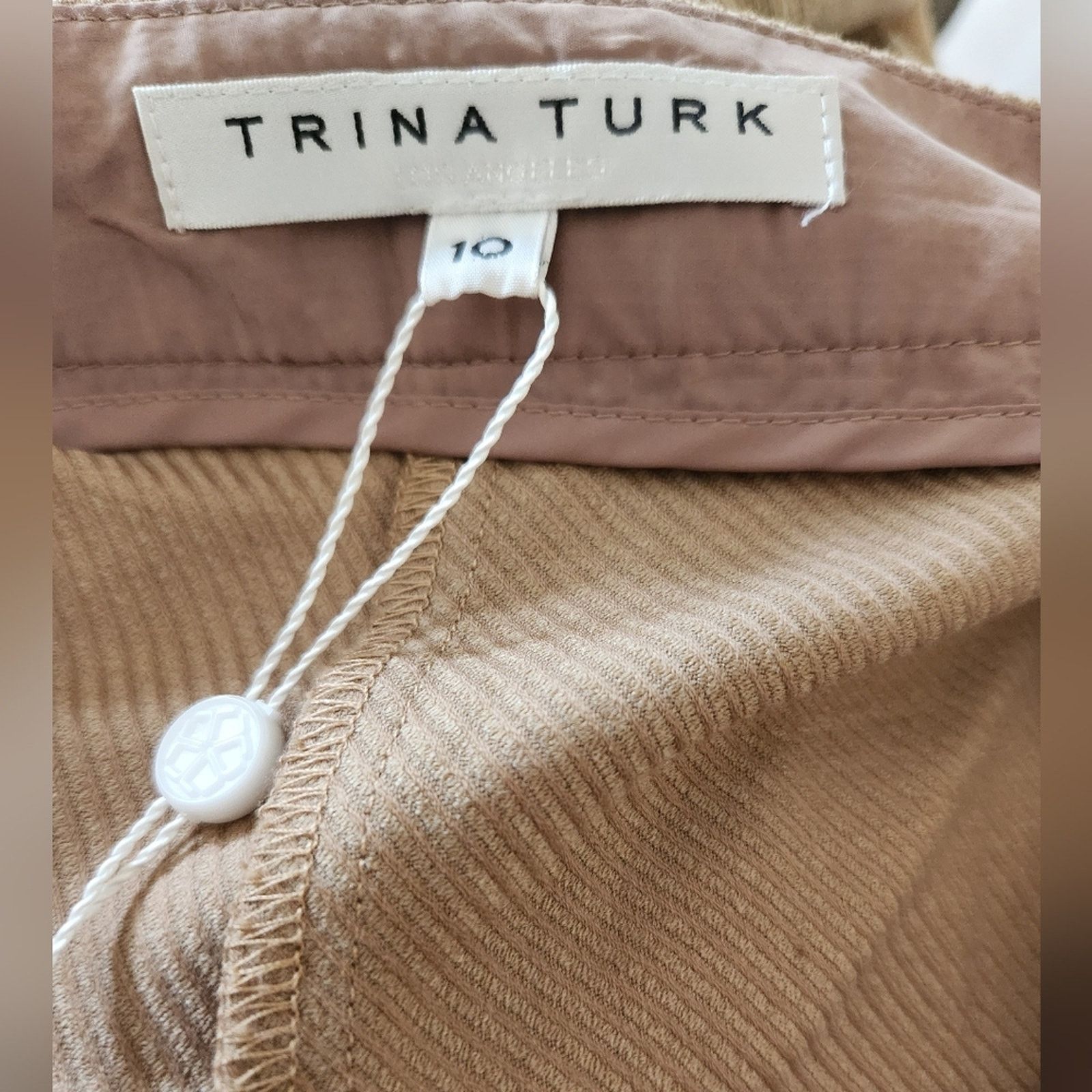 Trina Turk Trina Turk NWT Prizzi Knit Guacho Wide Leg Crop Pants 10 Size 32" / US 10 / IT 46 - 11 Thumbnail
