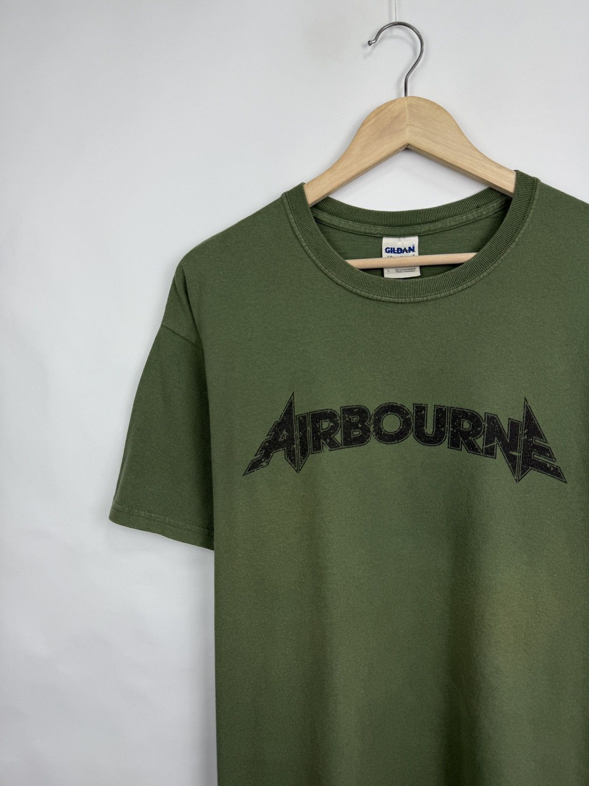 Gildan 🇦🇺 Vintage Y2K AIRBOURNE Stand Up For Rock Roll Hard Rock Size US L / EU 52-54 / 3 - 4 Thumbnail