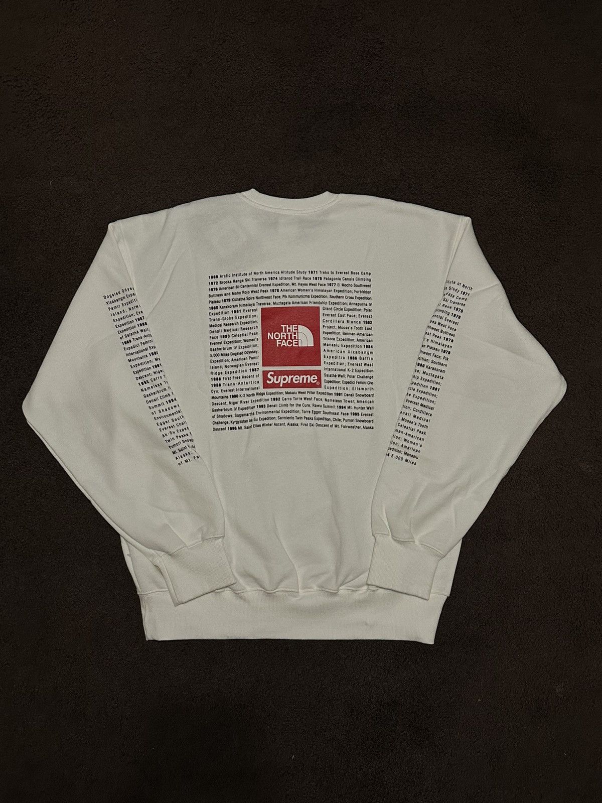 Supreme × The North Face Supreme The North Face Crewneck White (Size Medium) Size US M / EU 48-50 / 2 - 2 Thumbnail