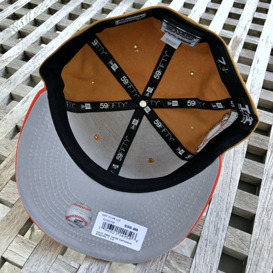 New Era San Francisco Giants Turkey Bowl 59FIFTY Hat Club 7 1/4 Size ONE SIZE - 6 Thumbnail