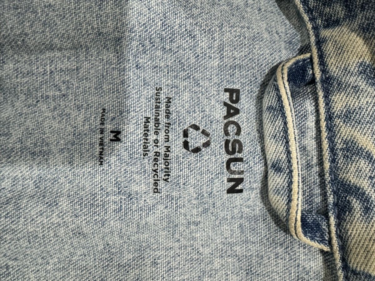Pacsun PacSun Denim Jacket Men's M Distressed Trucker Denim jacket Size US M / EU 48-50 / 2 - 7 Thumbnail