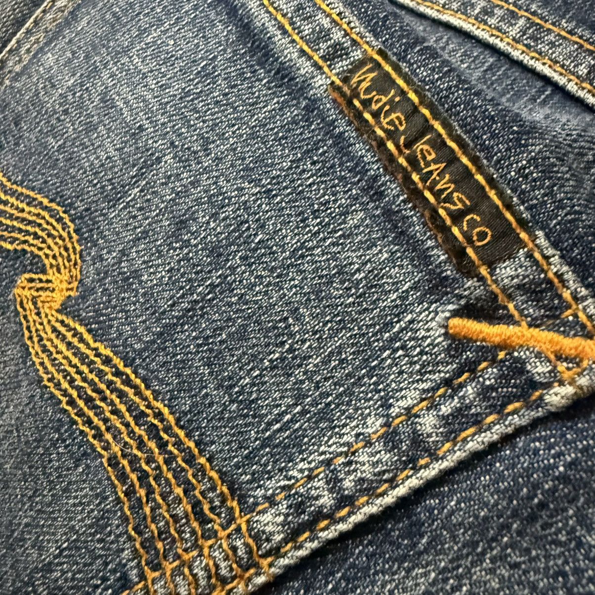 Japanese Brand 🔥🔥🇯🇵 Nudie Organic Dusk Indigo Seditionaries Jeans Size US 30 / EU 46 - 12 Thumbnail