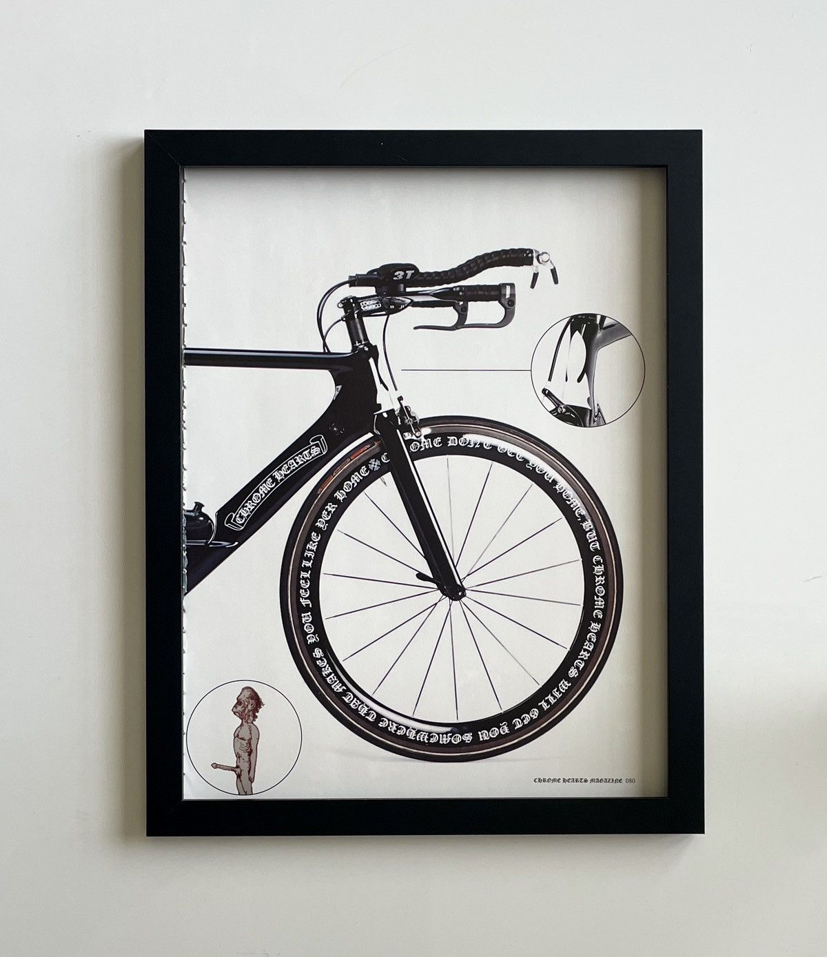 Chrome Hearts Chrome Hearts bike frontside photo Poster framed 9x11 Size ONE SIZE - 1 Thumbnail