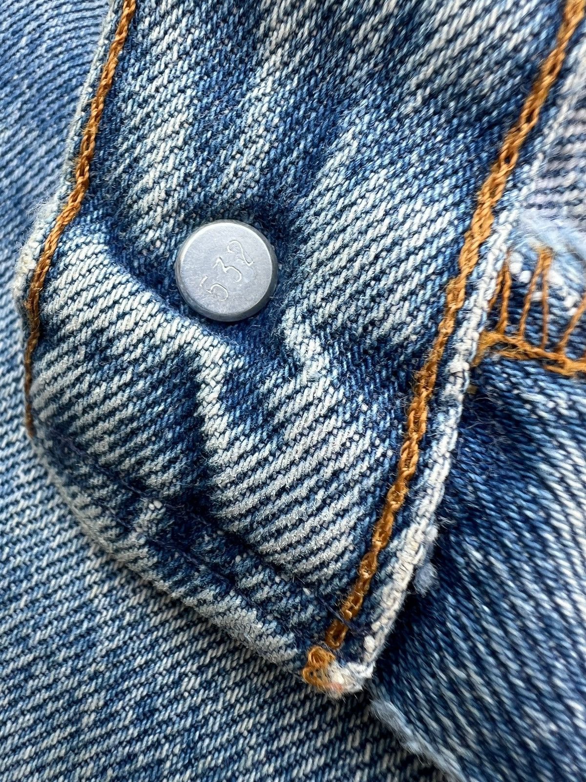 Levi's Vintage 90s Levis 501 Stonewash Denim Jeans Size US 30 / EU 46 - 11 Thumbnail