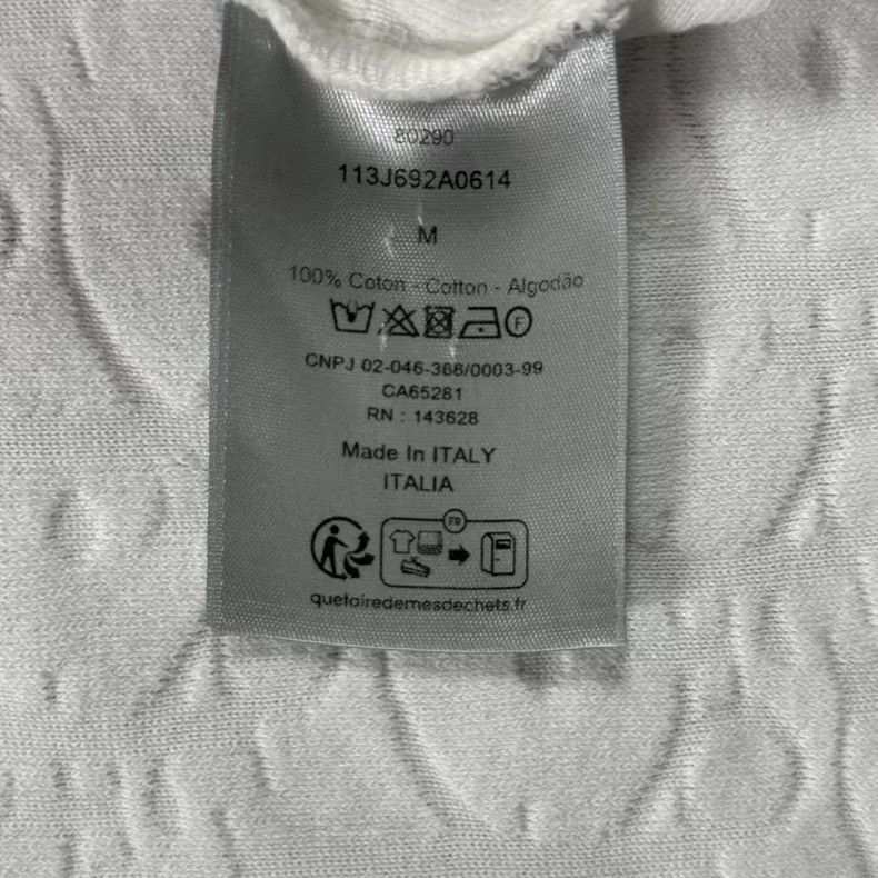 Dior Dior White Short Sleeve T-2505 Size US M / EU 48-50 / 2 - 4 Thumbnail