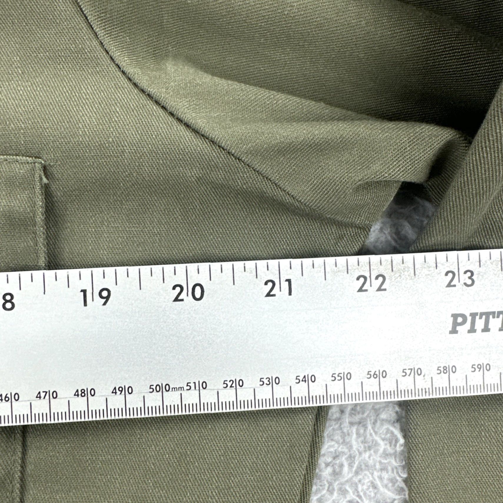 Olive VINTAGE US Army OG-507 Utility Shirt Mens Olive 70s Long Sleeve Collared Button 15 1/2 x 33 Green Regular Men Size US XS / EU 42 / 0 - 7 Thumbnail