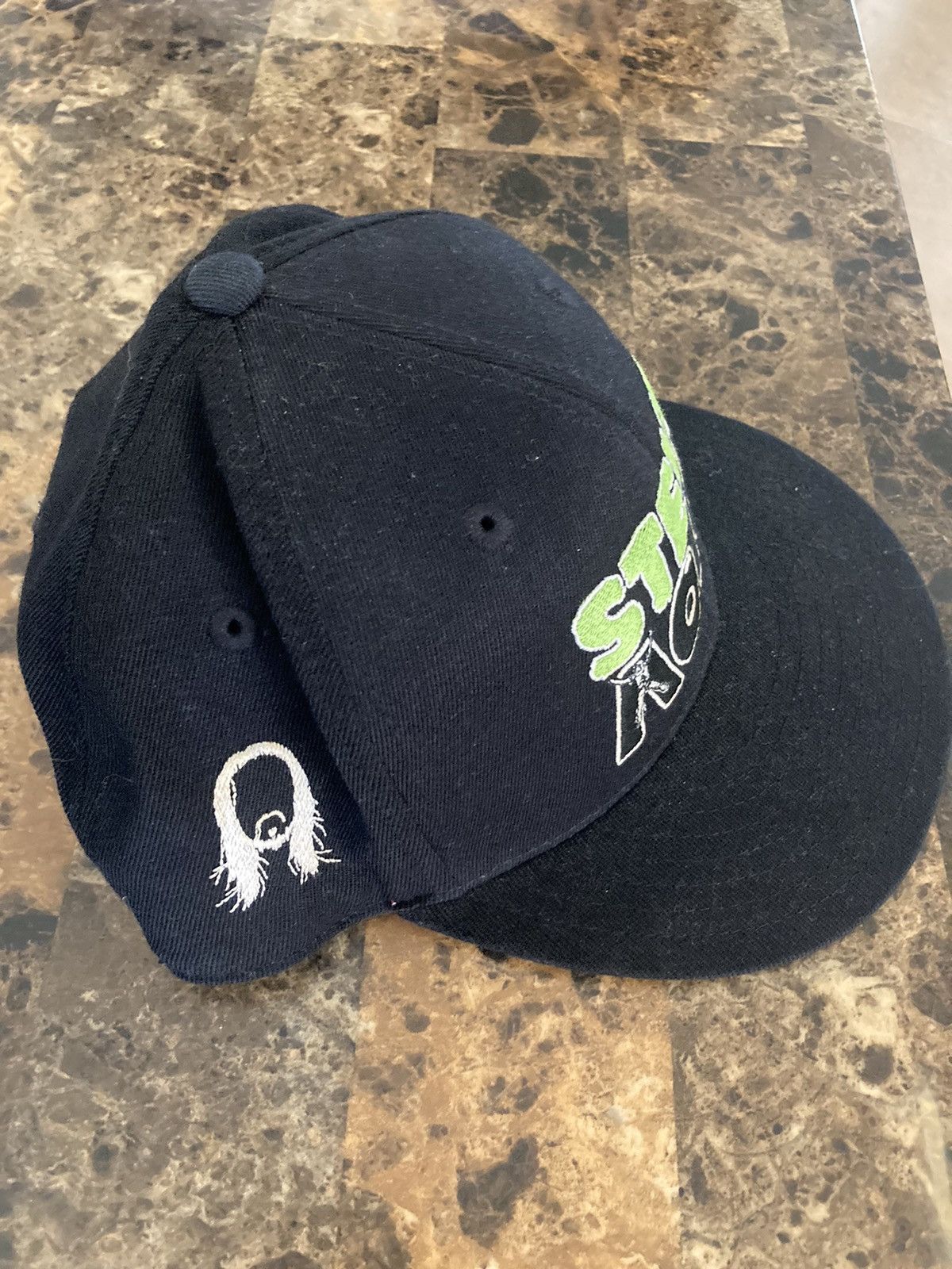 Vintage Steve Aoki 210 fitted hat by flex fit size 6 7/8-7 1/4 Size ONE SIZE - 2 Thumbnail