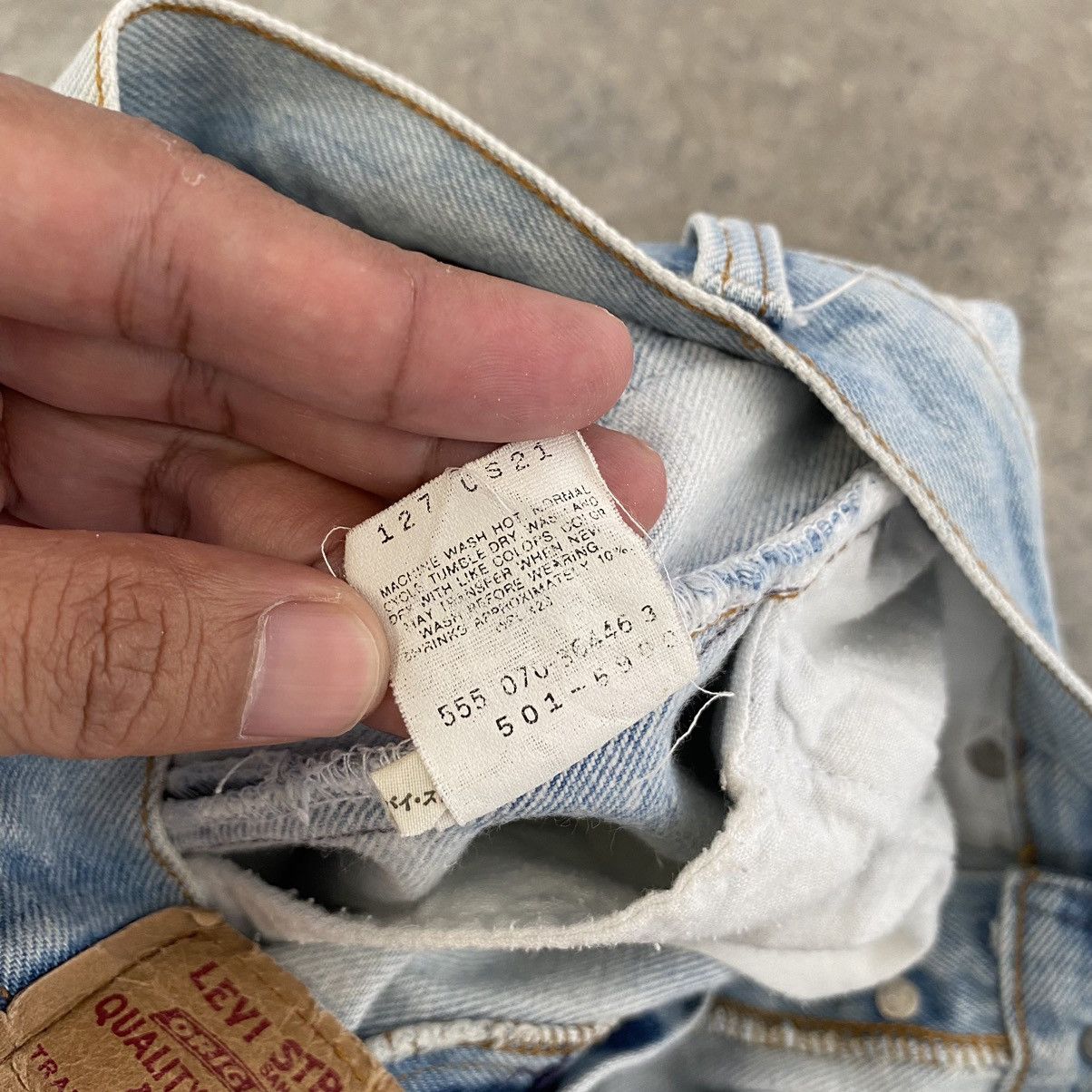 Levi's VTG Late 80’s Levis 501xx Acid Washed Blue Jeans Size US 28 / EU 44 - 24 Thumbnail