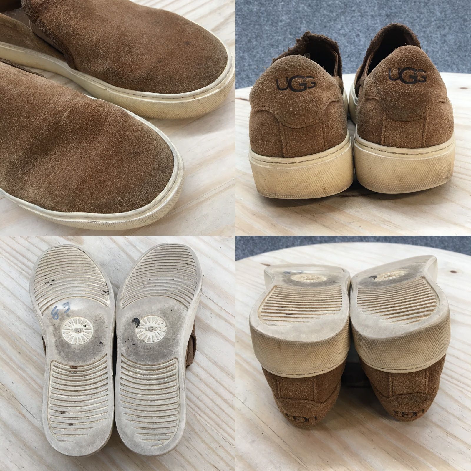 Ugg UGG Jass Casual Slip On Sneakers Womens 7.5 Brown Suede Low Top Shoes W Footwear Size M / US 6-8 / IT 42-44 - 8 Thumbnail