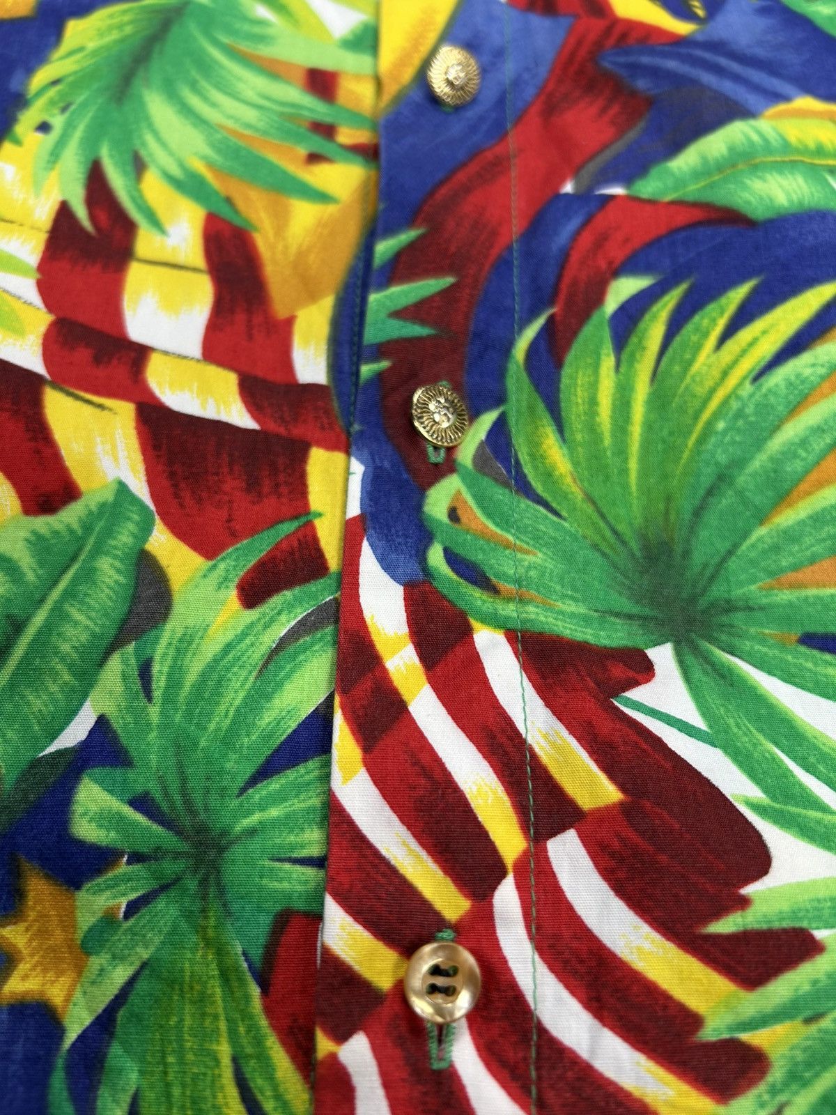 Versace Jeans Couture Vintage Versace Jeans Couture Aloha Shirt Size US L / EU 52-54 / 3 - 5 Thumbnail