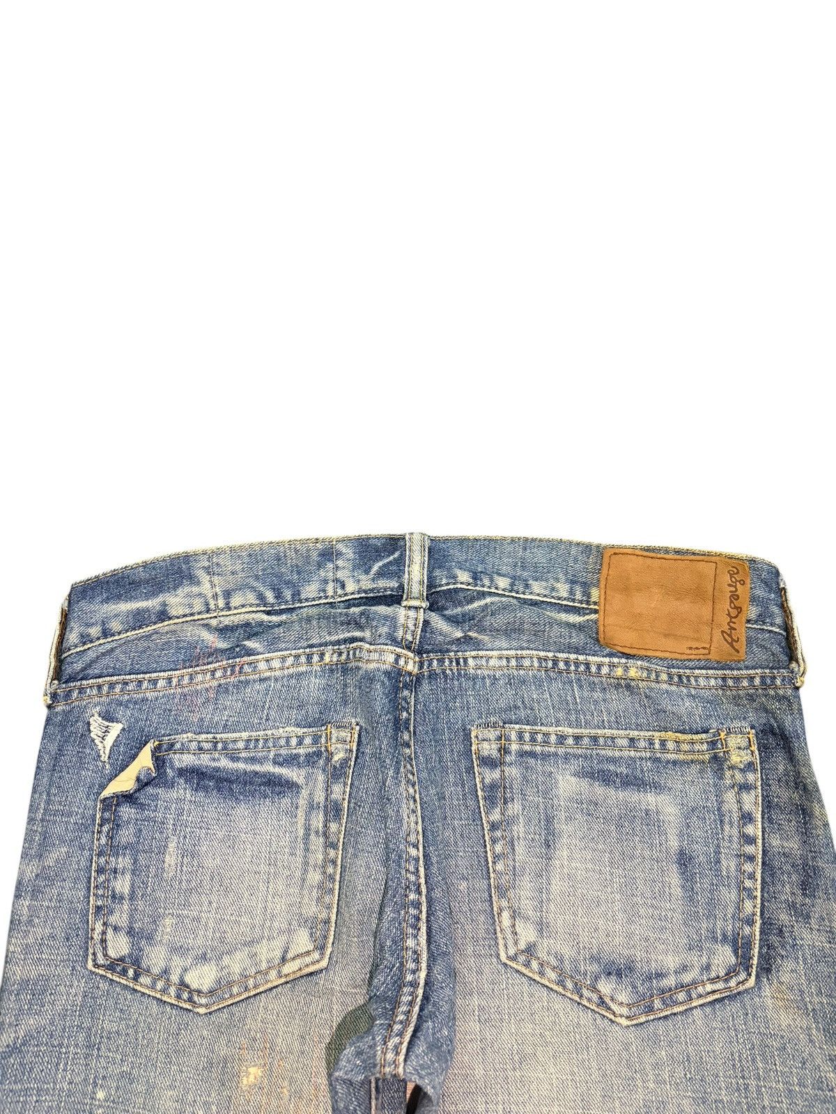 Ksubi Vintage Antgauge Bleached Patched Distressed Jeans Size 30" / US 8 / IT 44 - 4 Thumbnail