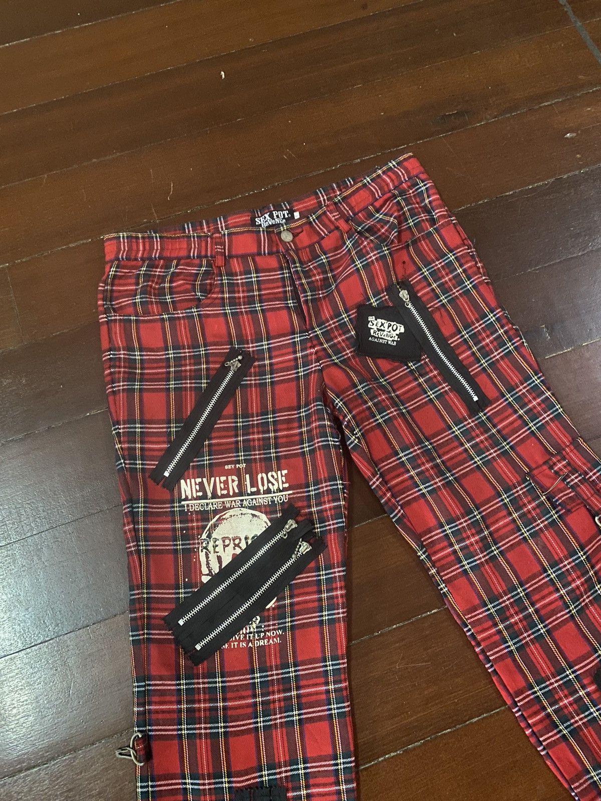 Japanese Brand × Seditionaries SEX POT REVENGE Japanese Red Punk Style cw21 Size US 33 - 6 Thumbnail