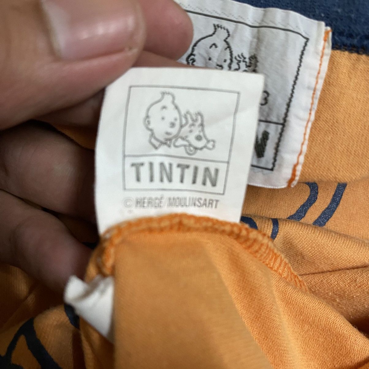 Cartoon Network × Vintage Vintage y2k The Adventures of Tintin Movie Graphic Tee Size US L / EU 52-54 / 3 - 6 Thumbnail