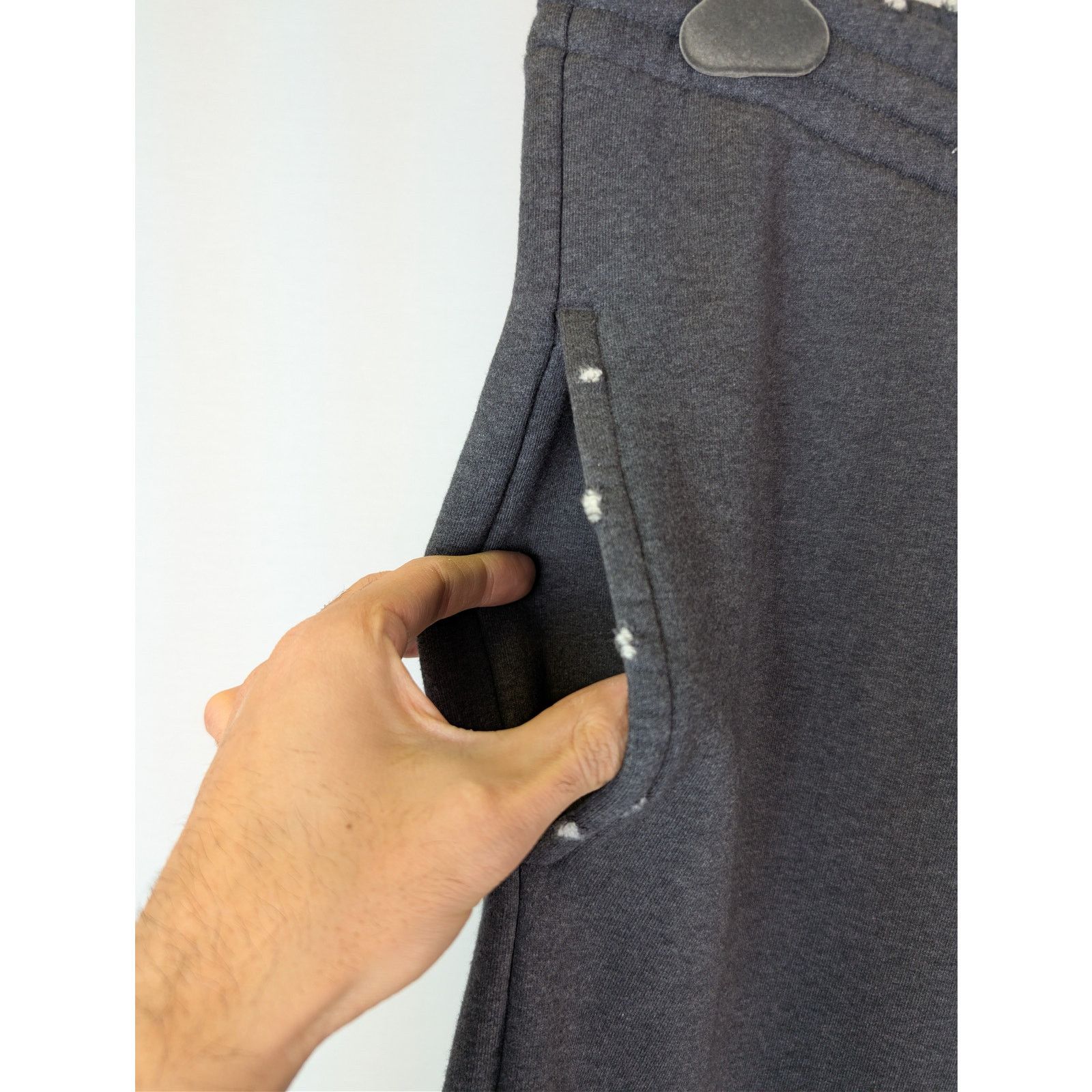 Balenciaga o1rshd1 Hybrid Baggy Pants in Dirty Bath Water Size US 34 / EU 50 - 6 Thumbnail