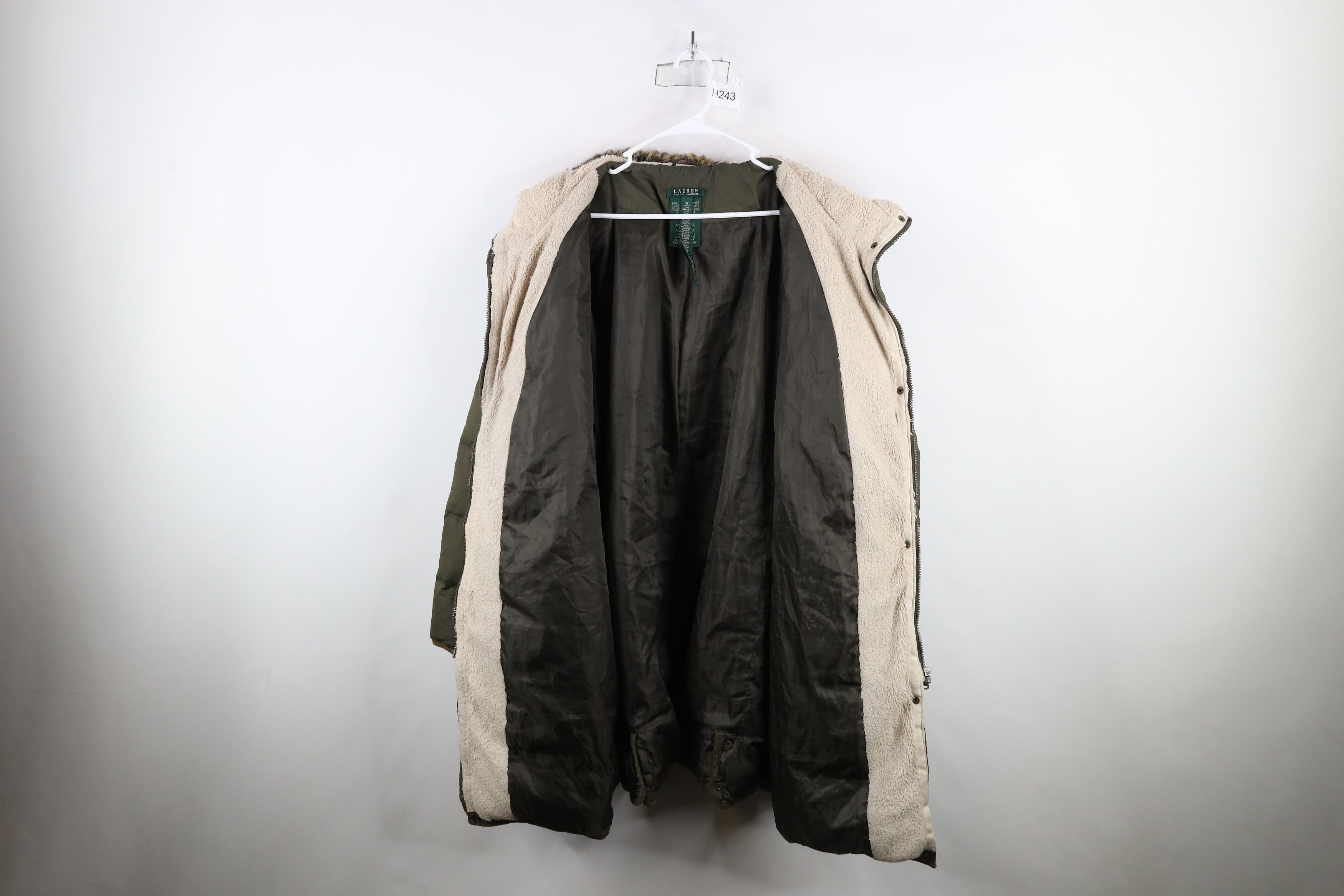 Ralph Lauren × Vintage Vintage 90s Ralph Lauren Fur Trim Down Hooded Puffer Jacket Size 3XL / US 20-22 - 10 Thumbnail