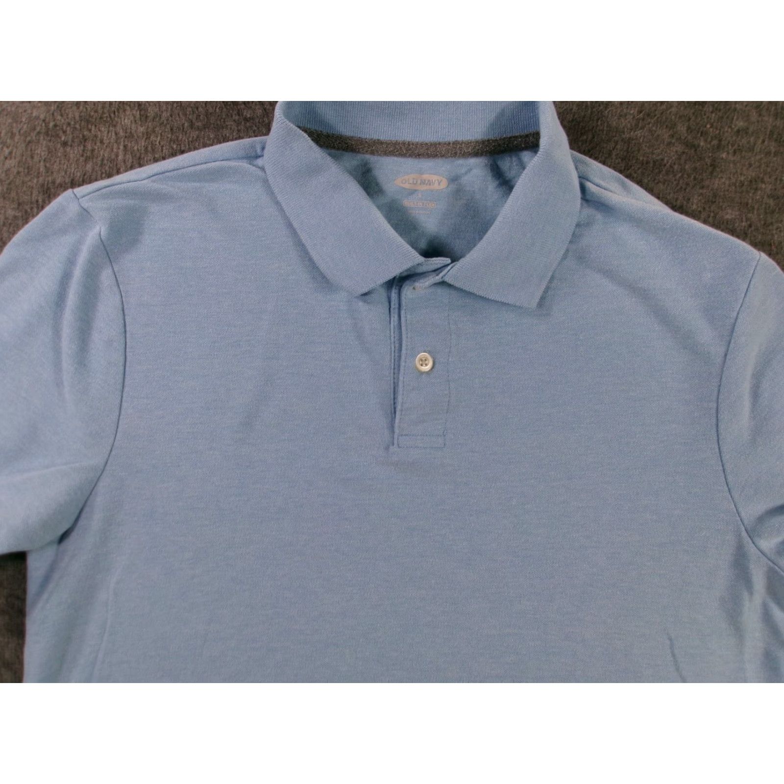 Old Navy Old Navy Polo Mens S Horizon Blue Short Sleeve Built In Flex Core Polo Stretch Size US S / EU 44-46 / 1 - 2 Thumbnail